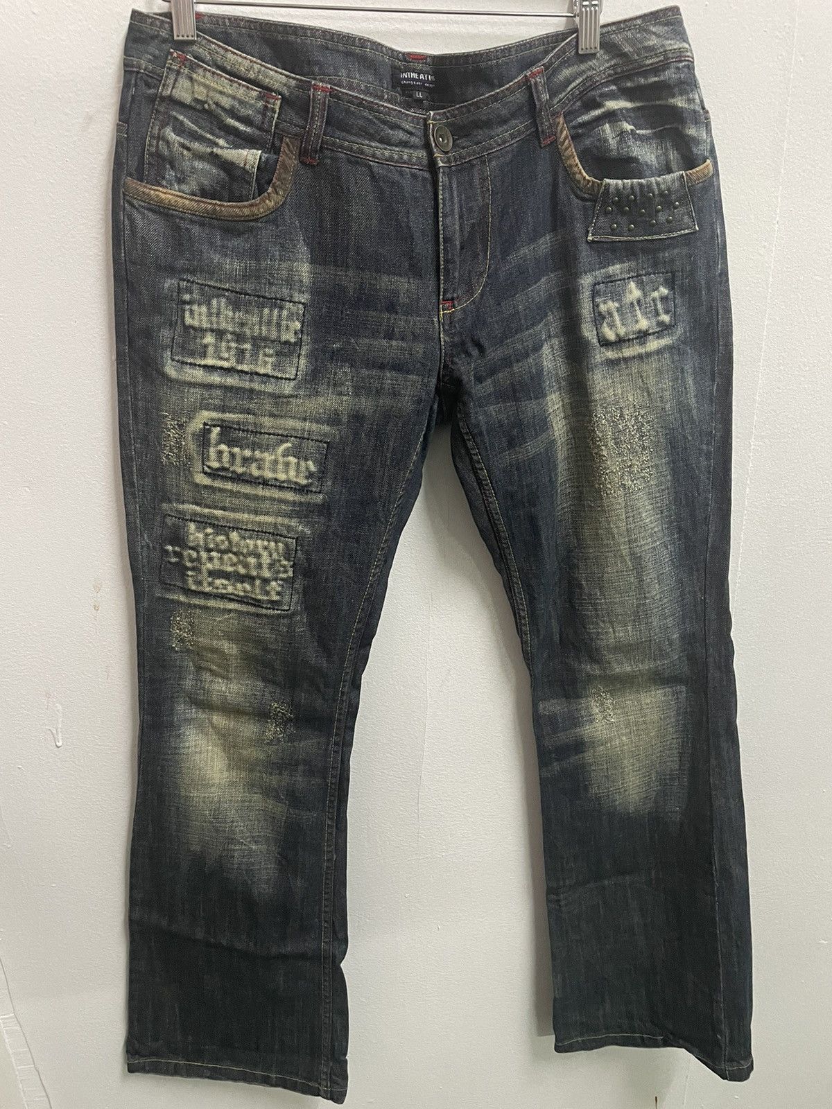 In The Attic Distressed In The Attic Flair Cut Jeans Size US 38 / EU 54 - 3 Thumbnail