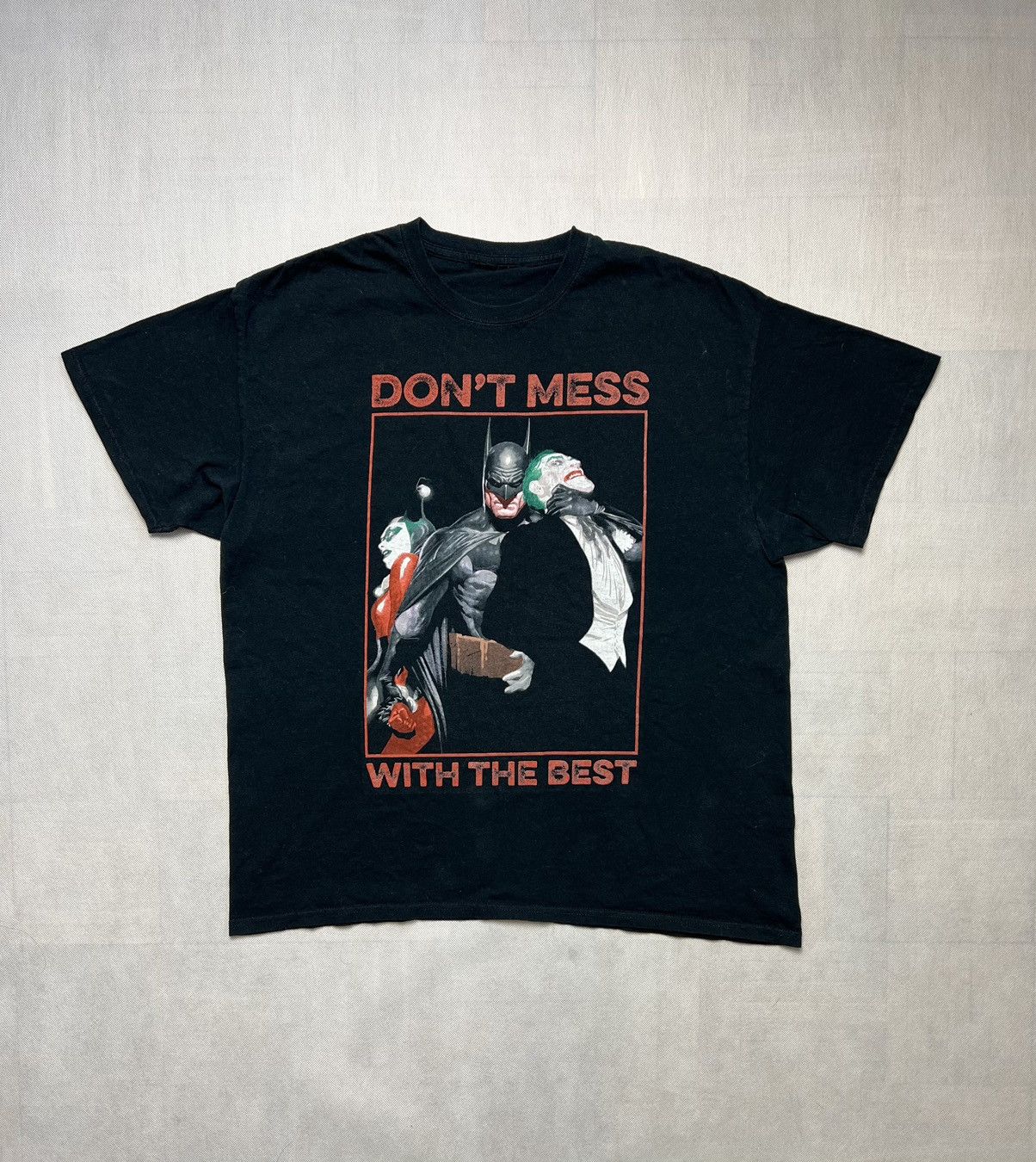 DC Comics × Marvel Comics × Vintage Tshirt Joker Batman Don’t Mess With The Best Vintage Size US XL / EU 56 / 4 - 2 Thumbnail