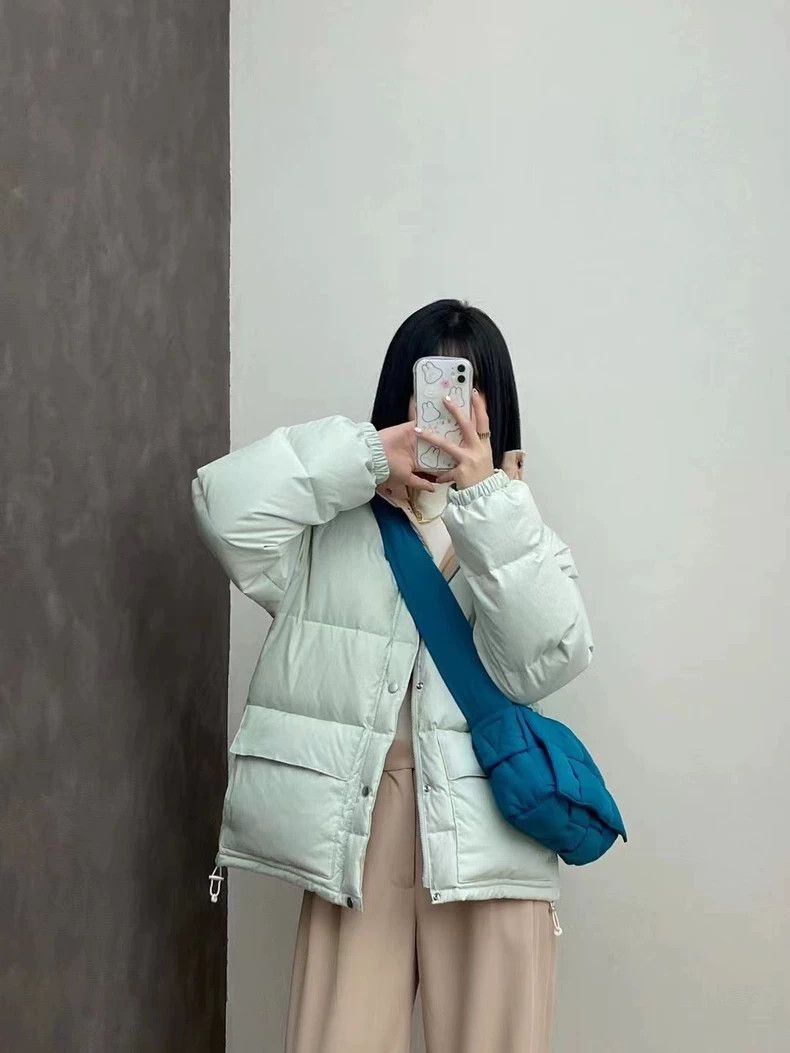 Jil Sander Jil Sander Color-blocked down jacket Size L / US 10 / IT 46 - 1 Thumbnail