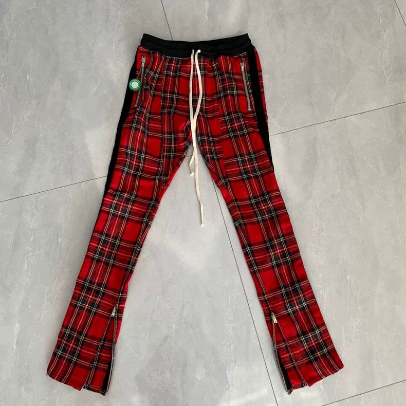 Fear of God Fear of God Red plaid trousers Size US 32 / EU 48 - 1 Thumbnail