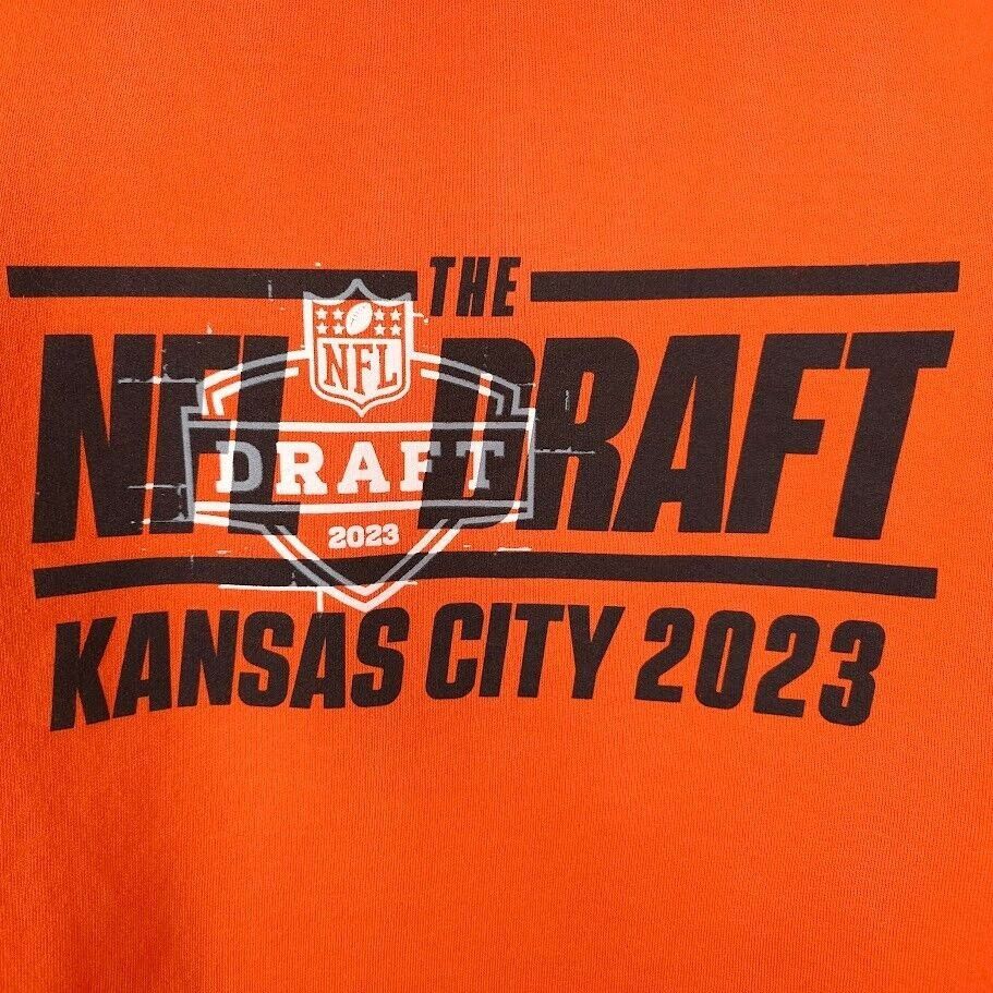 NFL 2023 NFL Draft Sweatshirt Hoodie Mens Size Large Orange Size US L / EU 52-54 / 3 - 4 Thumbnail