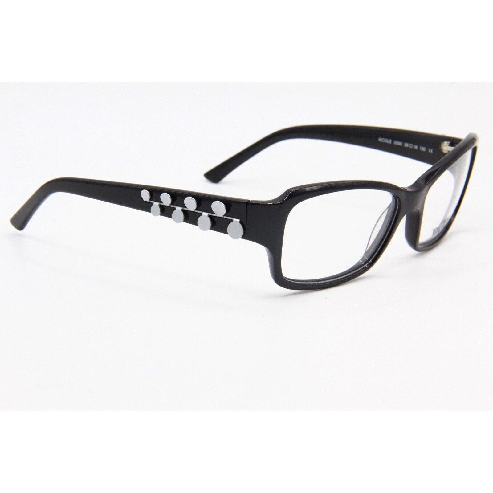 J.F. REY BOZ NICOLE 0000 BLACK AUTHENTIC EYEGLASSES FRAME RX 55-16 Size ONE SIZE - 5 Thumbnail