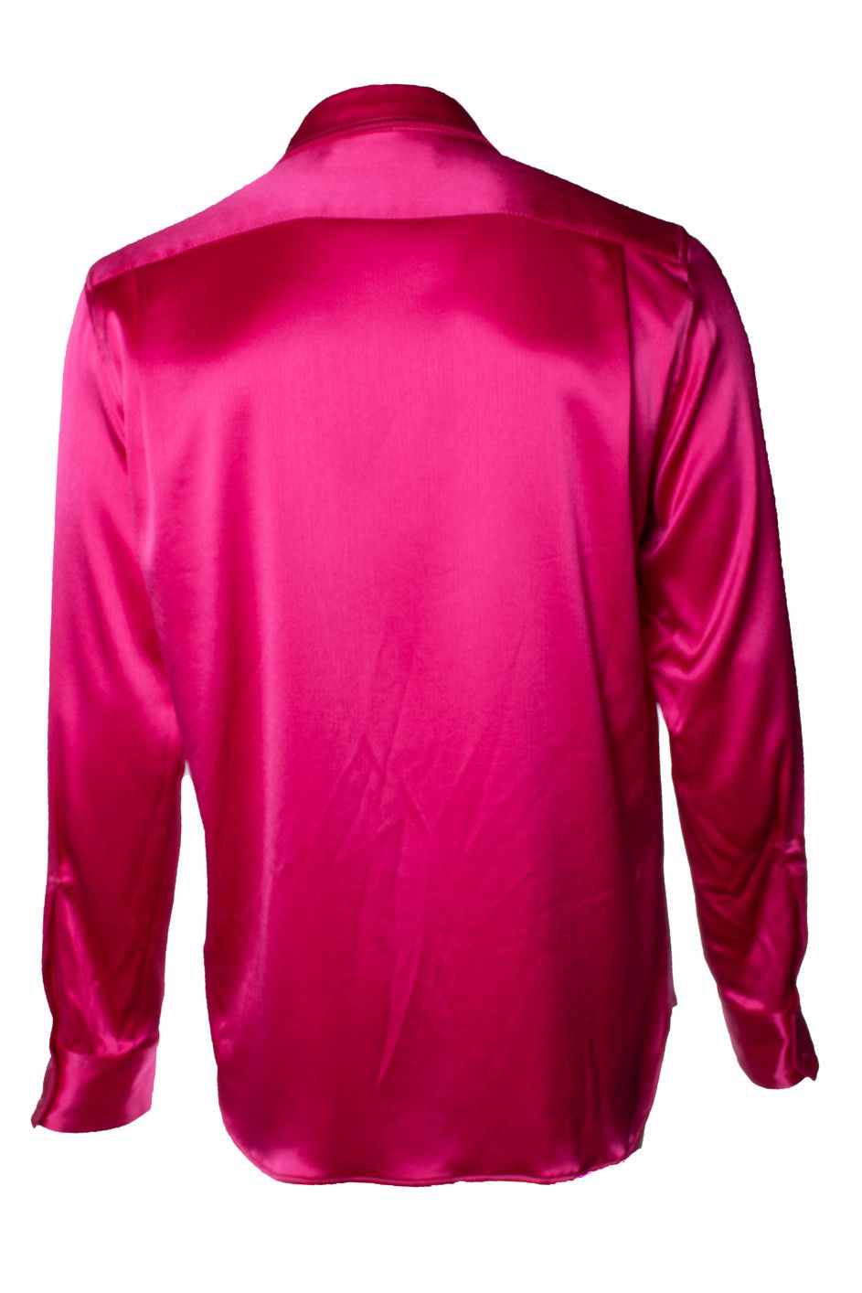 Sies Marjan Sies Marjan, Sander satin shirt in fuchsia Size US L / EU 52-54 / 3 - 3 Thumbnail