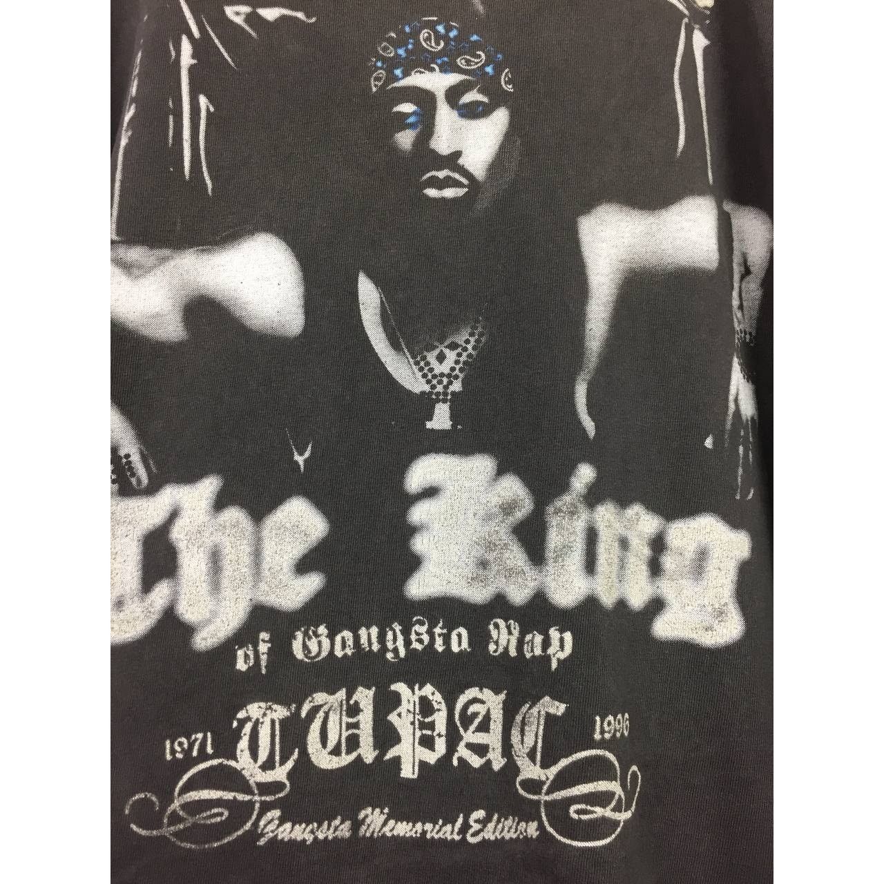 Band Tees Vtg Tupac Shakur The King Of Gangsta Rap Hip Hop Rap Tees Size US XXL / EU 58 / 5 - 6 Thumbnail