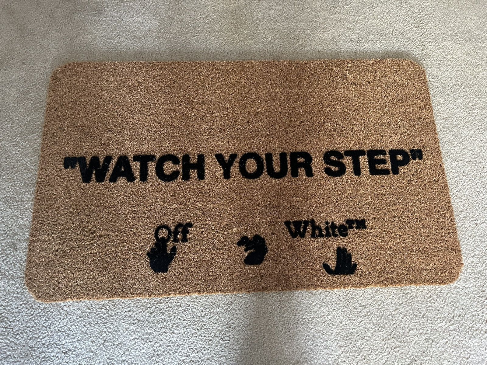 Off-White Off-white doormat watch your step OW Virgil Abloh Size ONE SIZE - 1 Thumbnail