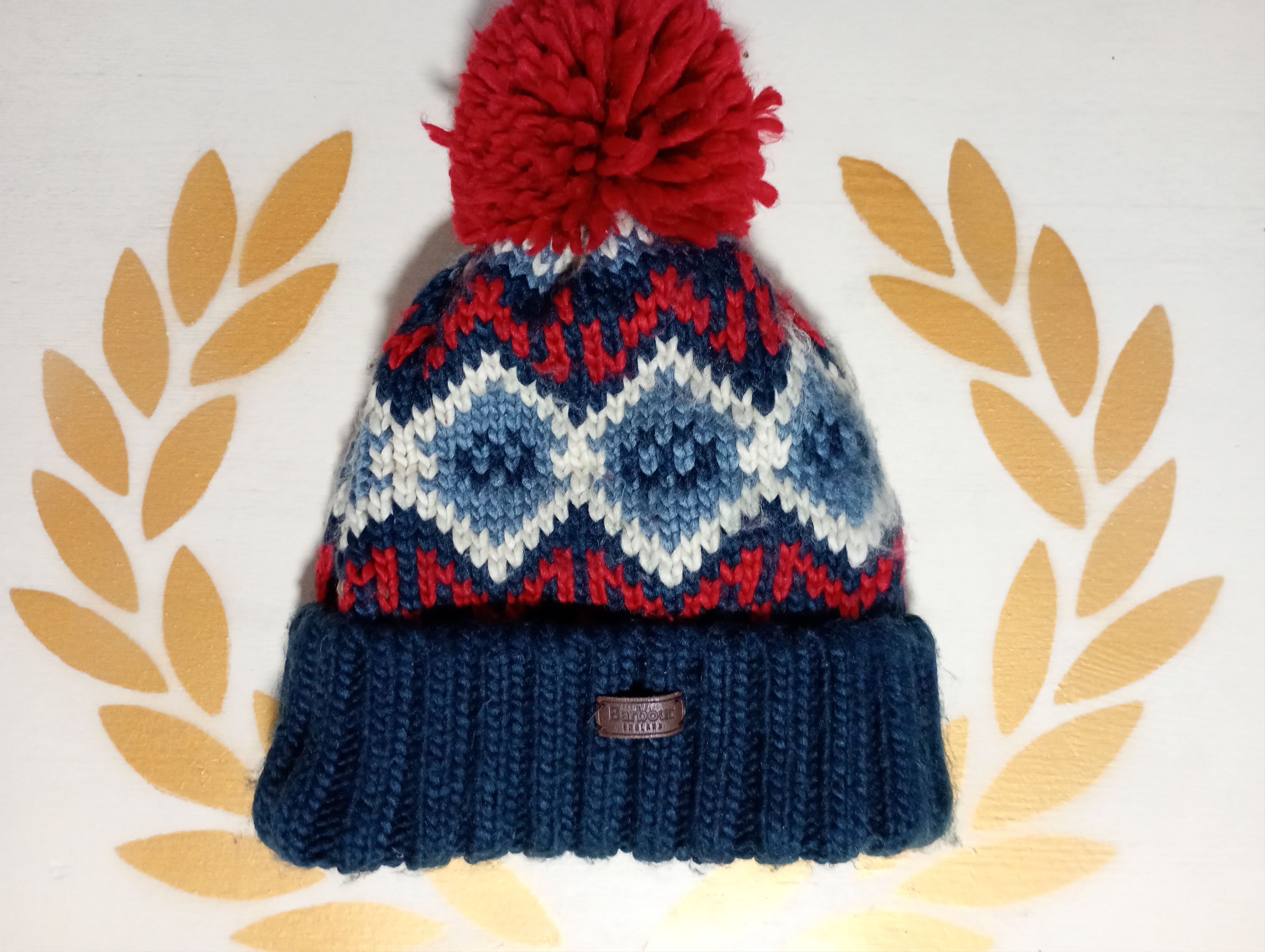Barbour BARBOUR CASE FAIRSLE BEANIE Size ONE SIZE - 4 Thumbnail