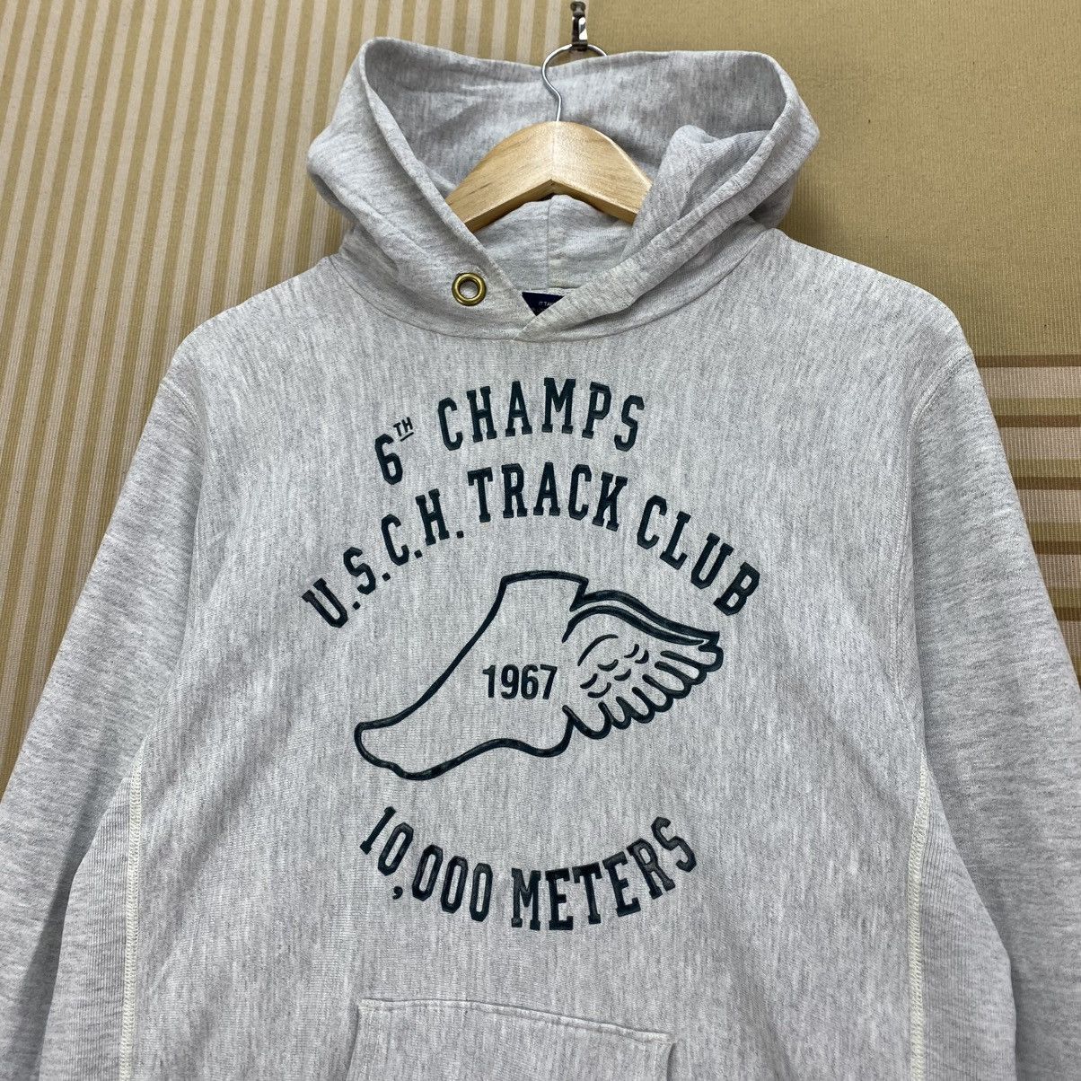 Champion 🫶 vintage Champion Reverse Weave hoodie Pullover Size US L / EU 52-54 / 3 - 3 Thumbnail