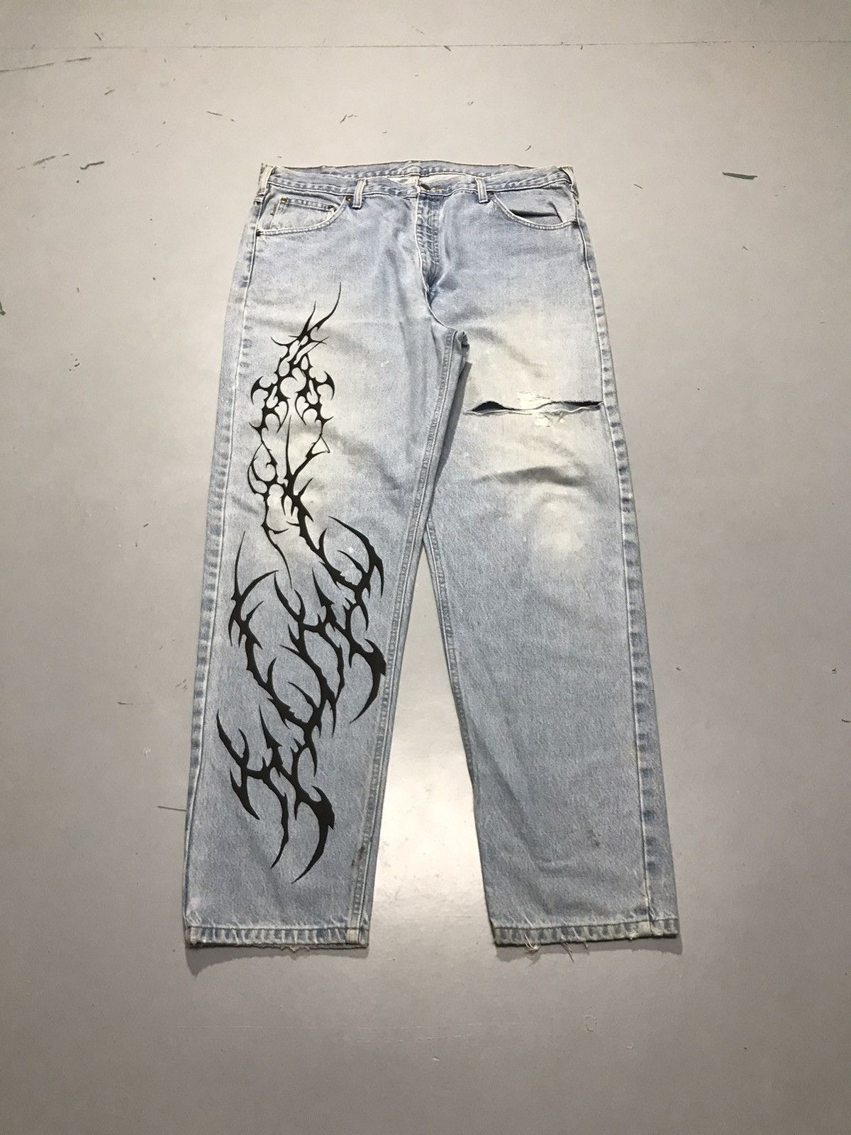 Carhartt Vintage carhartt B17 STW printed denim Size US 40 / EU 56 - 1 Thumbnail
