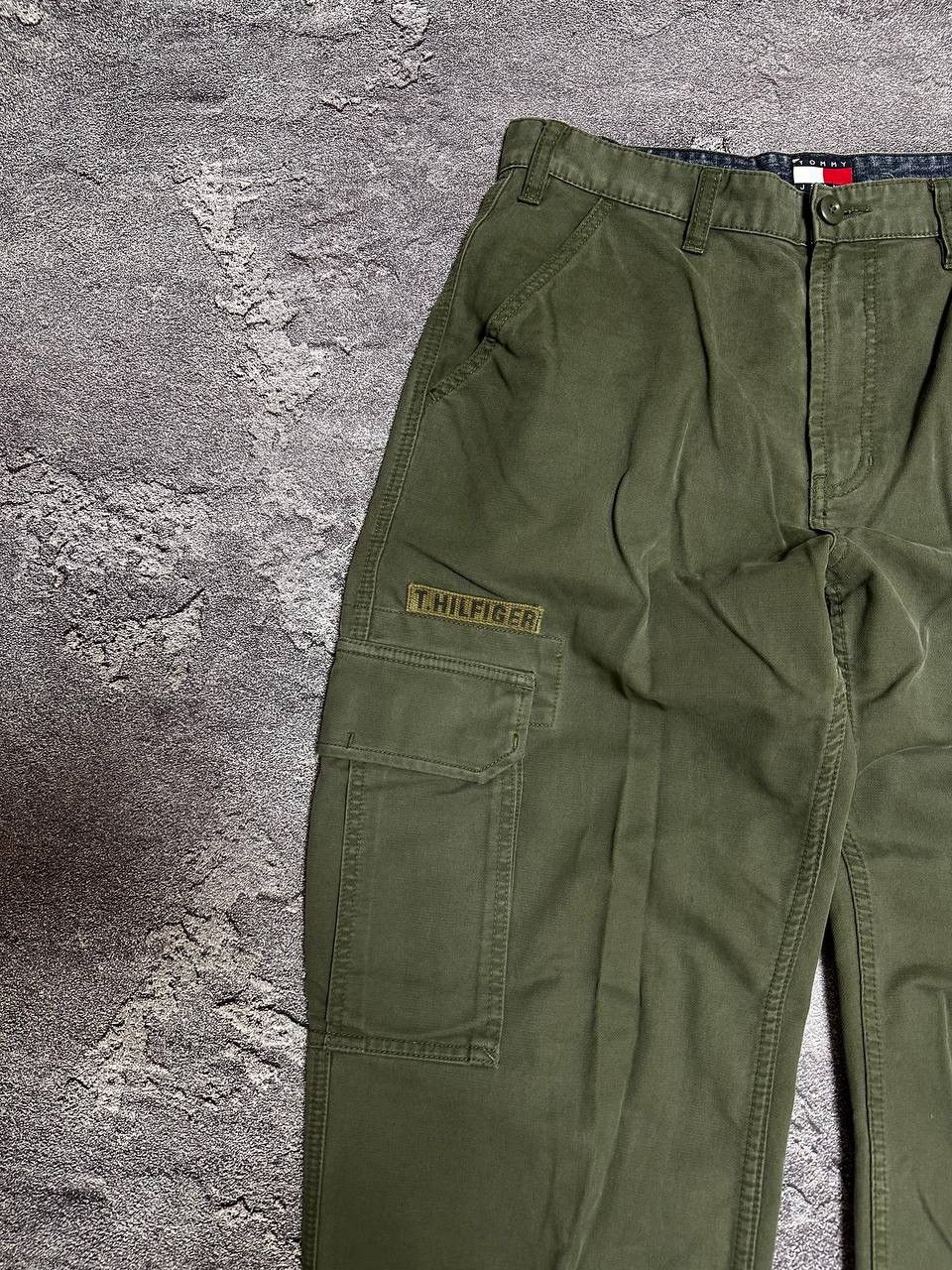 Tommy Hilfiger × Vintage Tommy Hilfiger Track Vintage Cargo Military Pants Y2K 90s Size US 32 / EU 48 - 3 Thumbnail