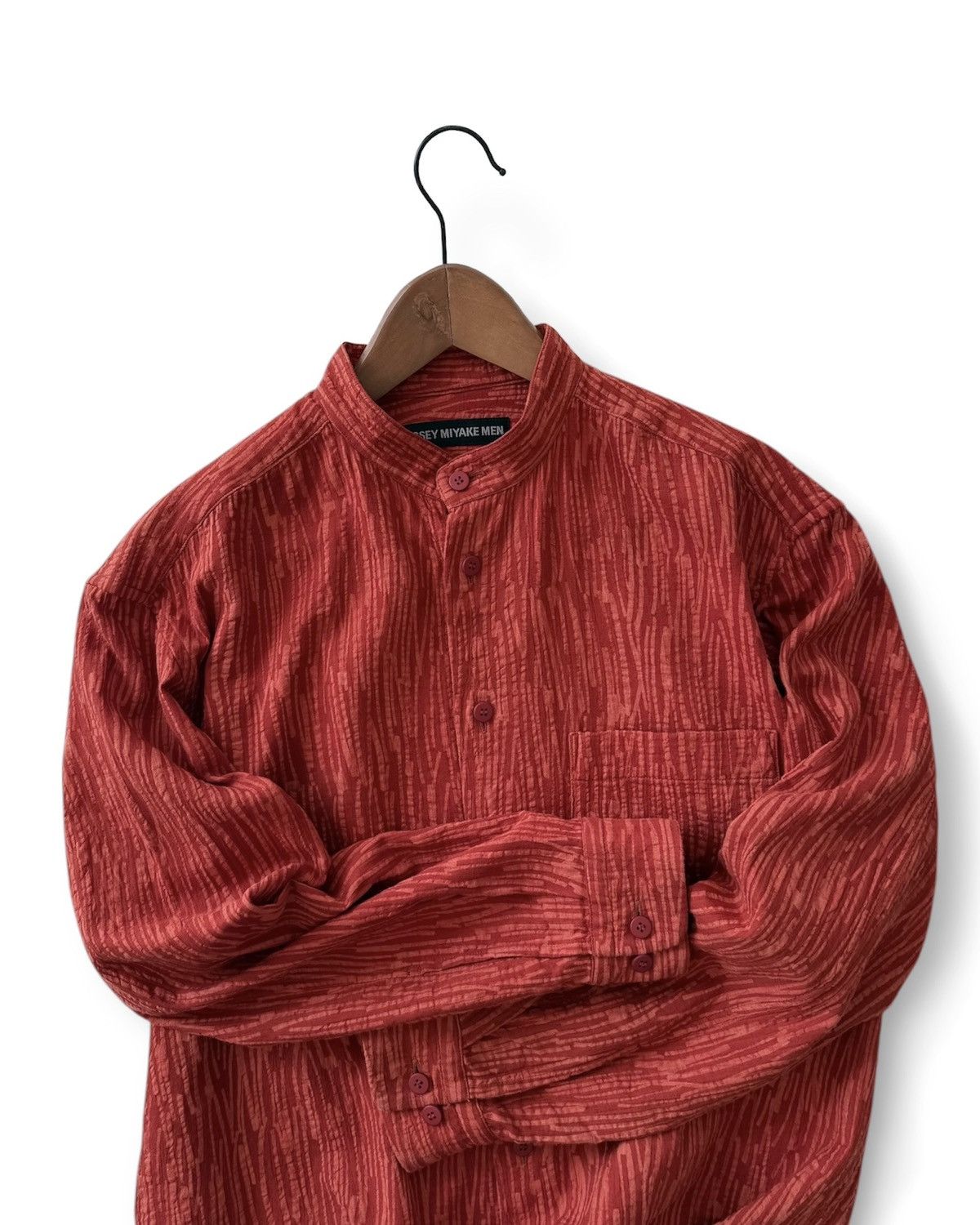 Issey Miyake ISSEY MIYAKE MANDARIN COLLAR SHIRT Size US M / EU 48-50 / 2 - 1 Thumbnail