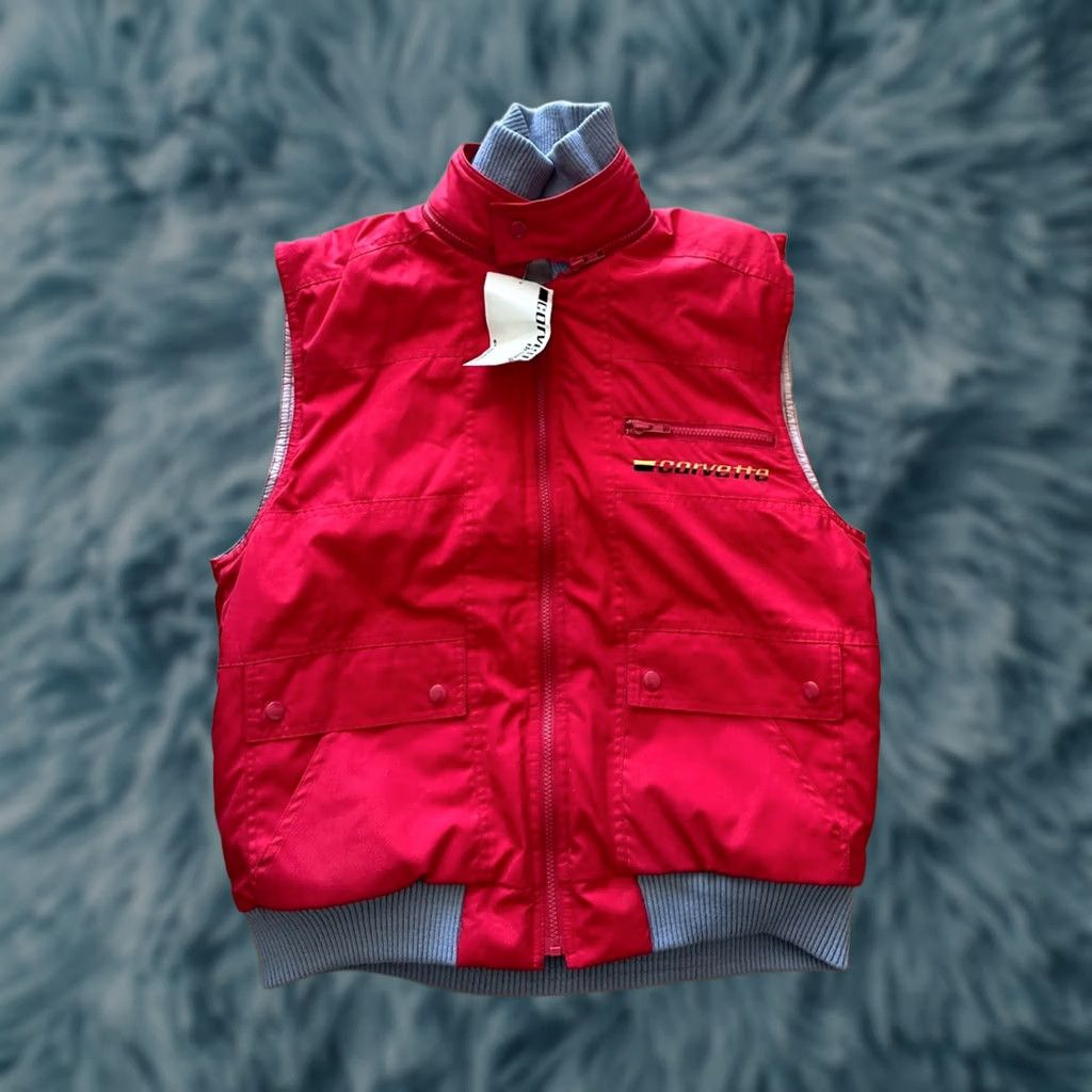 Vintage VINTAGE 80s Midamerica Very Red Nylon Puffer Jacket Ski Men M NWT Size US M / EU 48-50 / 2 - 1 Thumbnail
