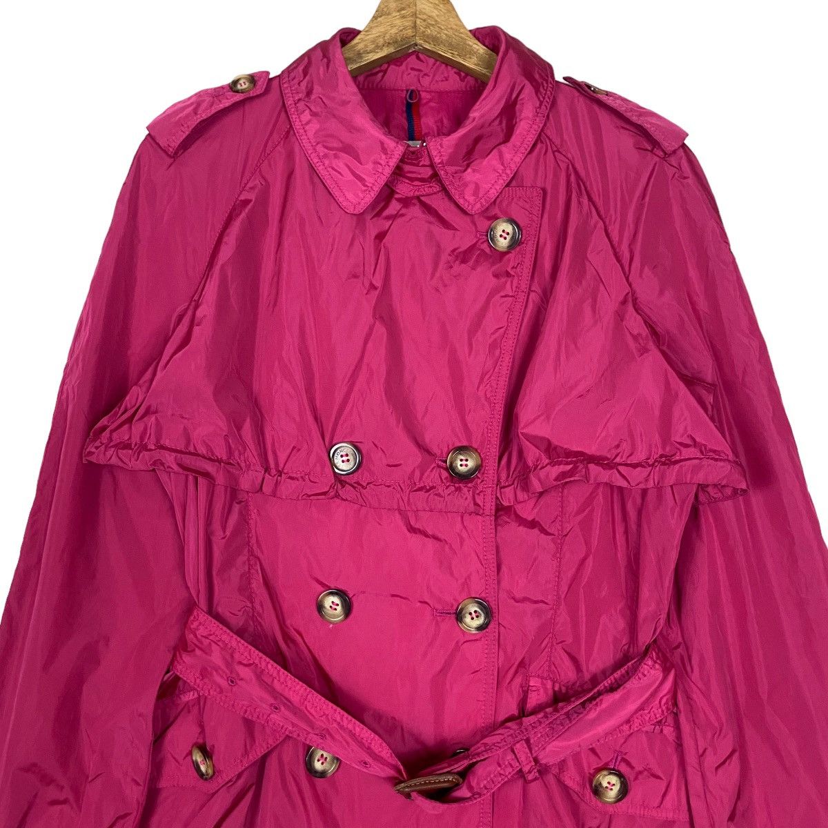 Moncler Vintage Moncler Double Breasted Belted Windbreaker Light Size S / US 4 / IT 40 - 2 Thumbnail