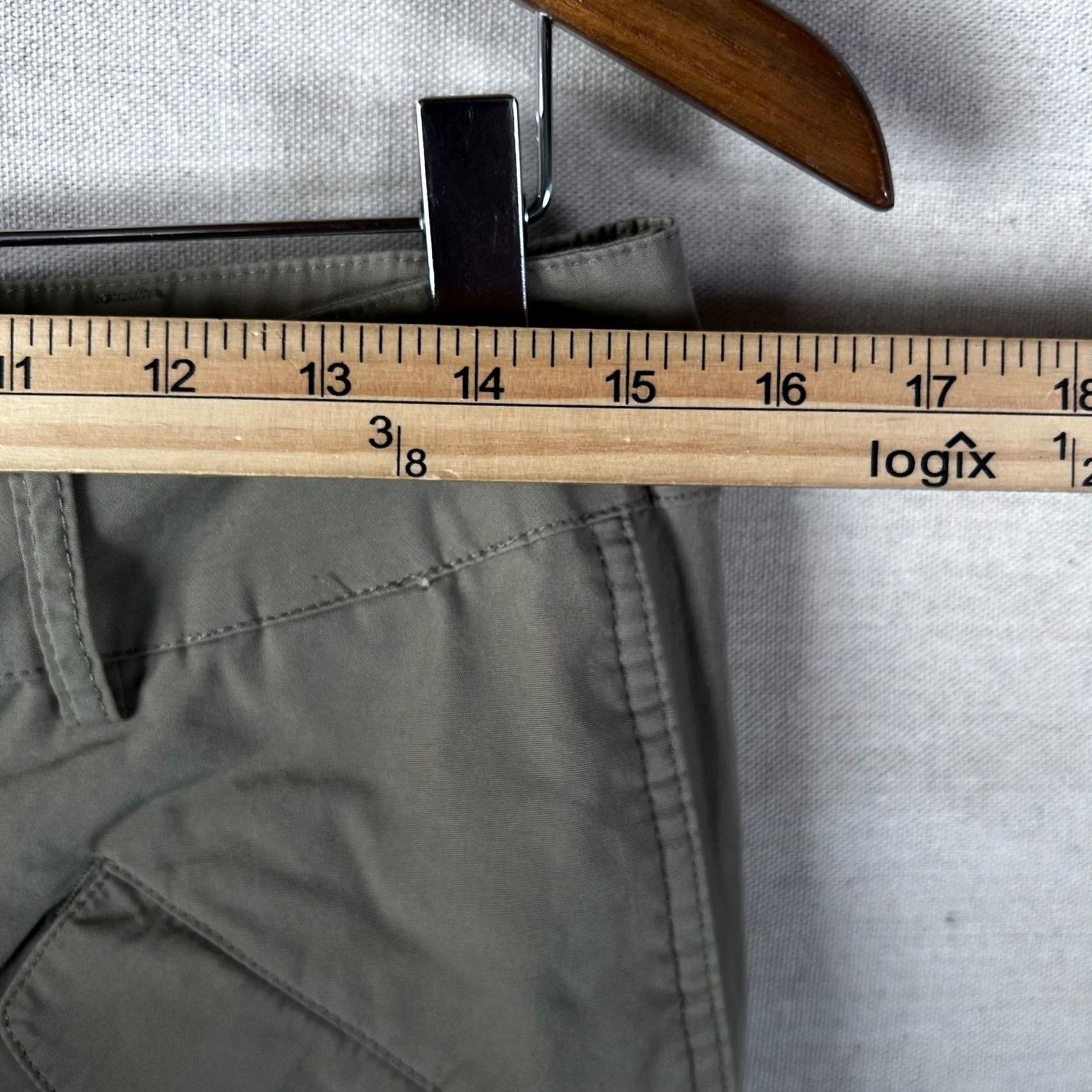Vintage KUT from the Kloth Olive Green Cargo Utility Tapered Pants Size 4 Size 27" / US 4 / IT 40 - 4 Thumbnail