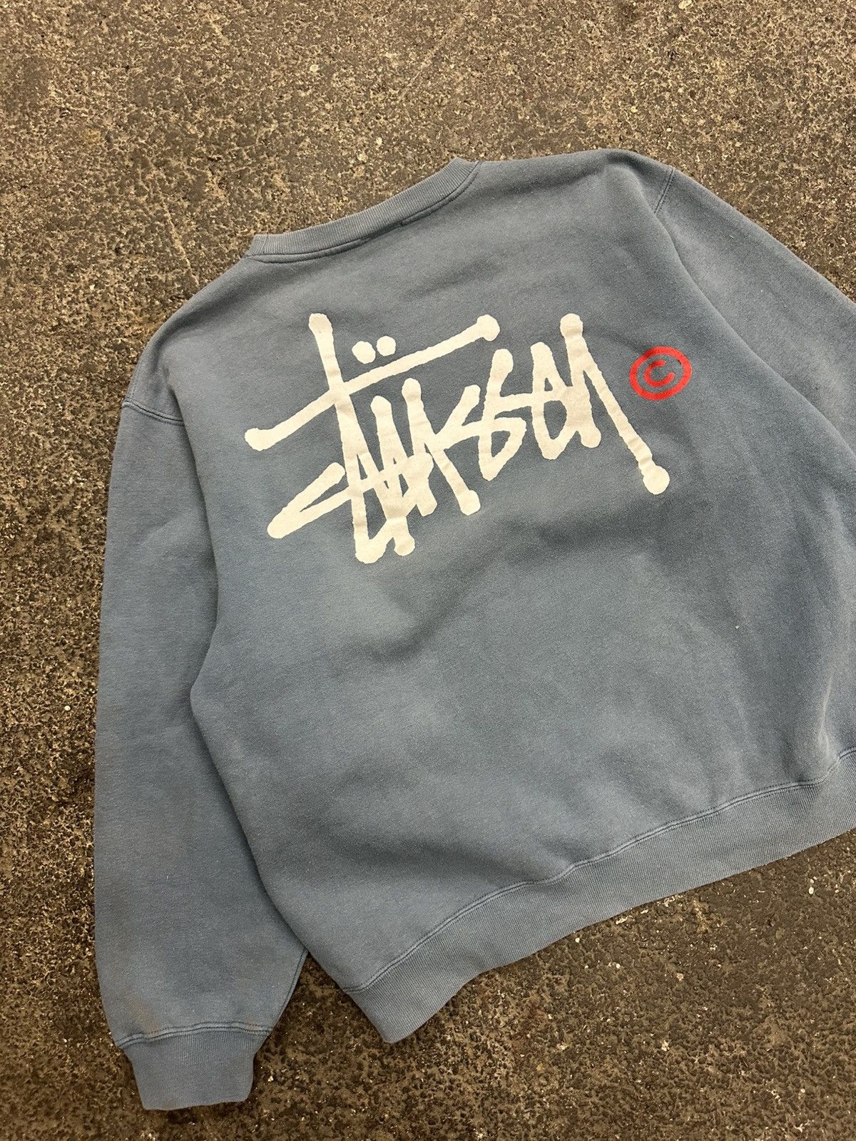 Stussy × Vintage Y2K stussy graphic crewneck Size US L / EU 52-54 / 3 - 9 Thumbnail