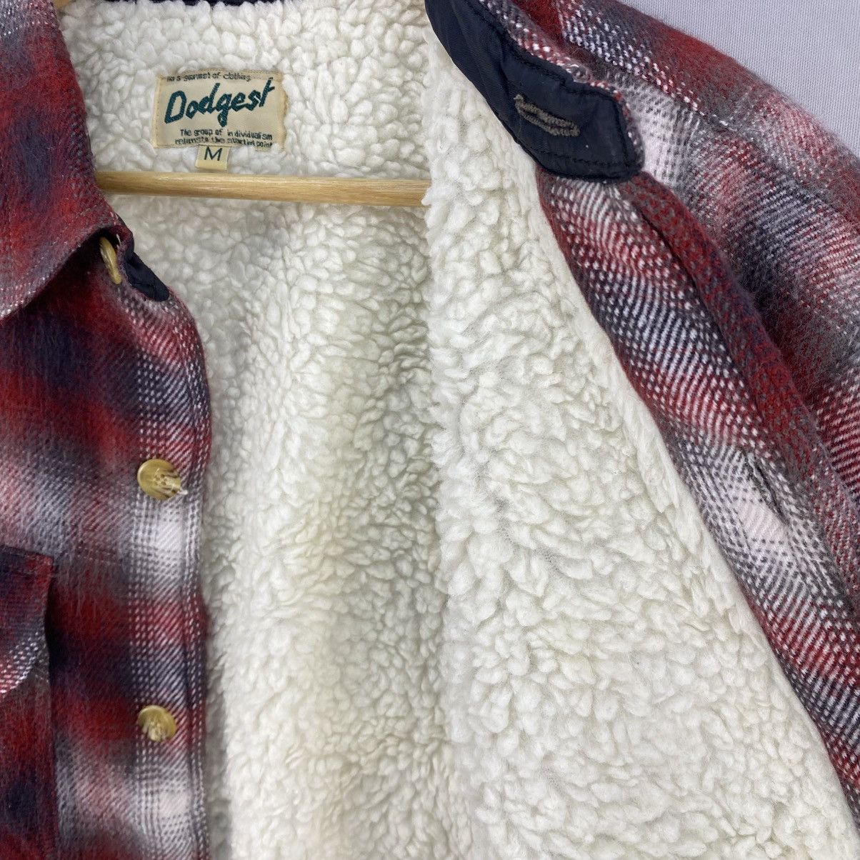 Japanese Brand Vintage Y2k Dodgest Button Up Shadow Plate Jacket Size US M / EU 48-50 / 2 - 11 Thumbnail