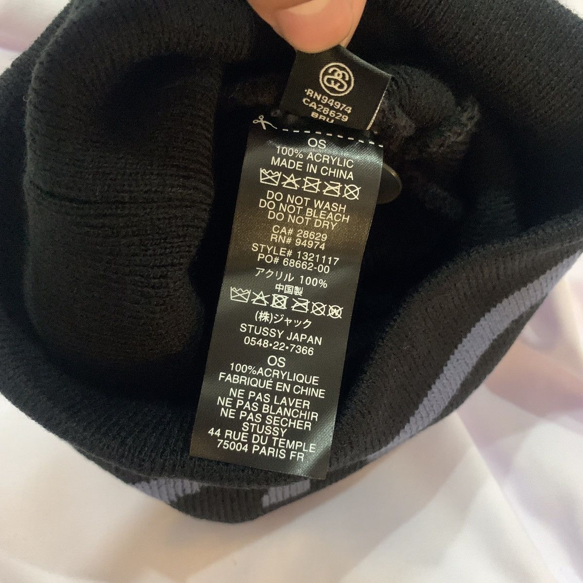 Stussy × Vintage Stussy Ss Link Skullcap Beanie Hat Size ONE SIZE - 4 Thumbnail