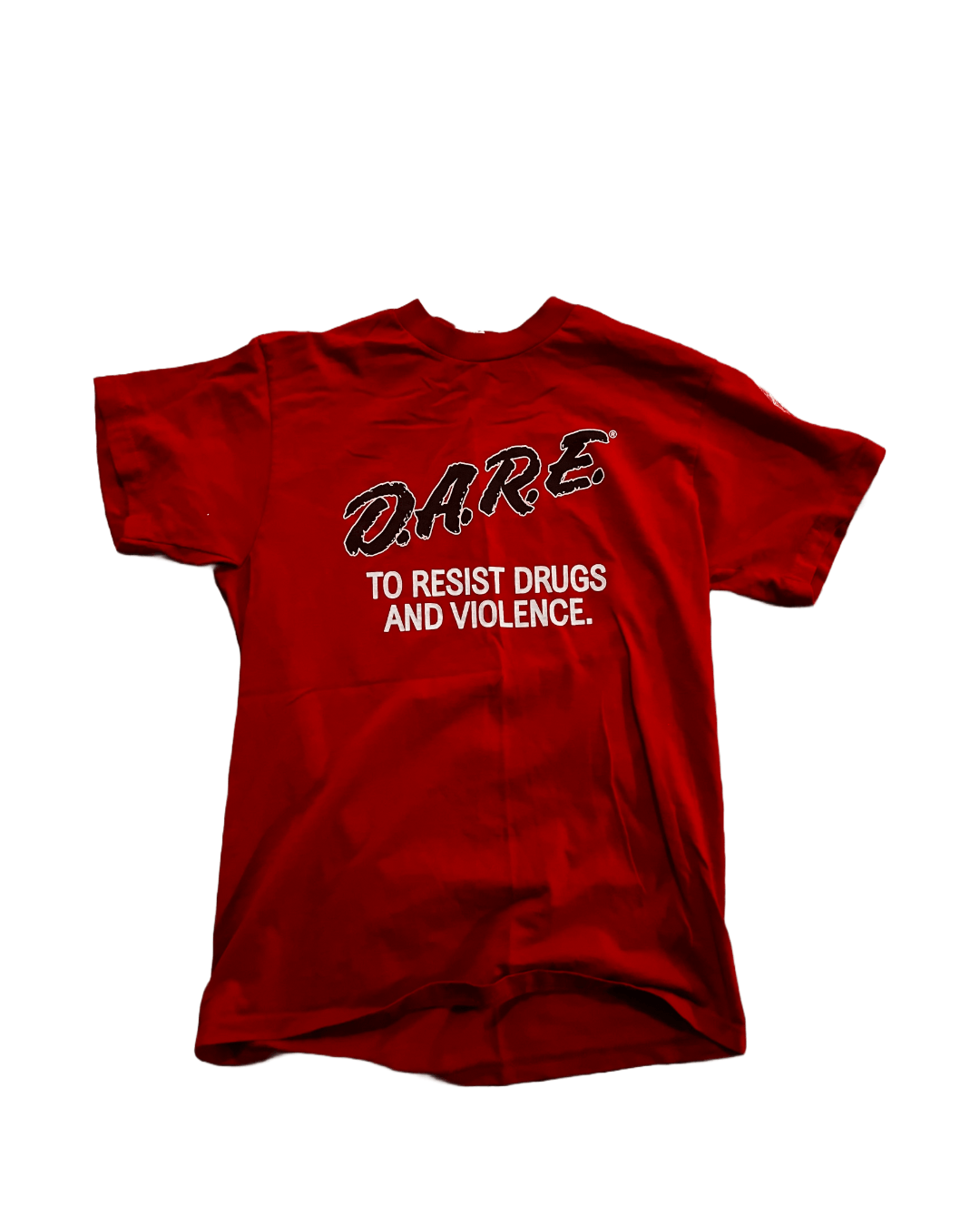 D.A.R.E × Vintage Vintage Red D.A.R.E. T-Shirt – Dayton Police Sleeve Logo Size US S / EU 44-46 / 1 - 1 Preview