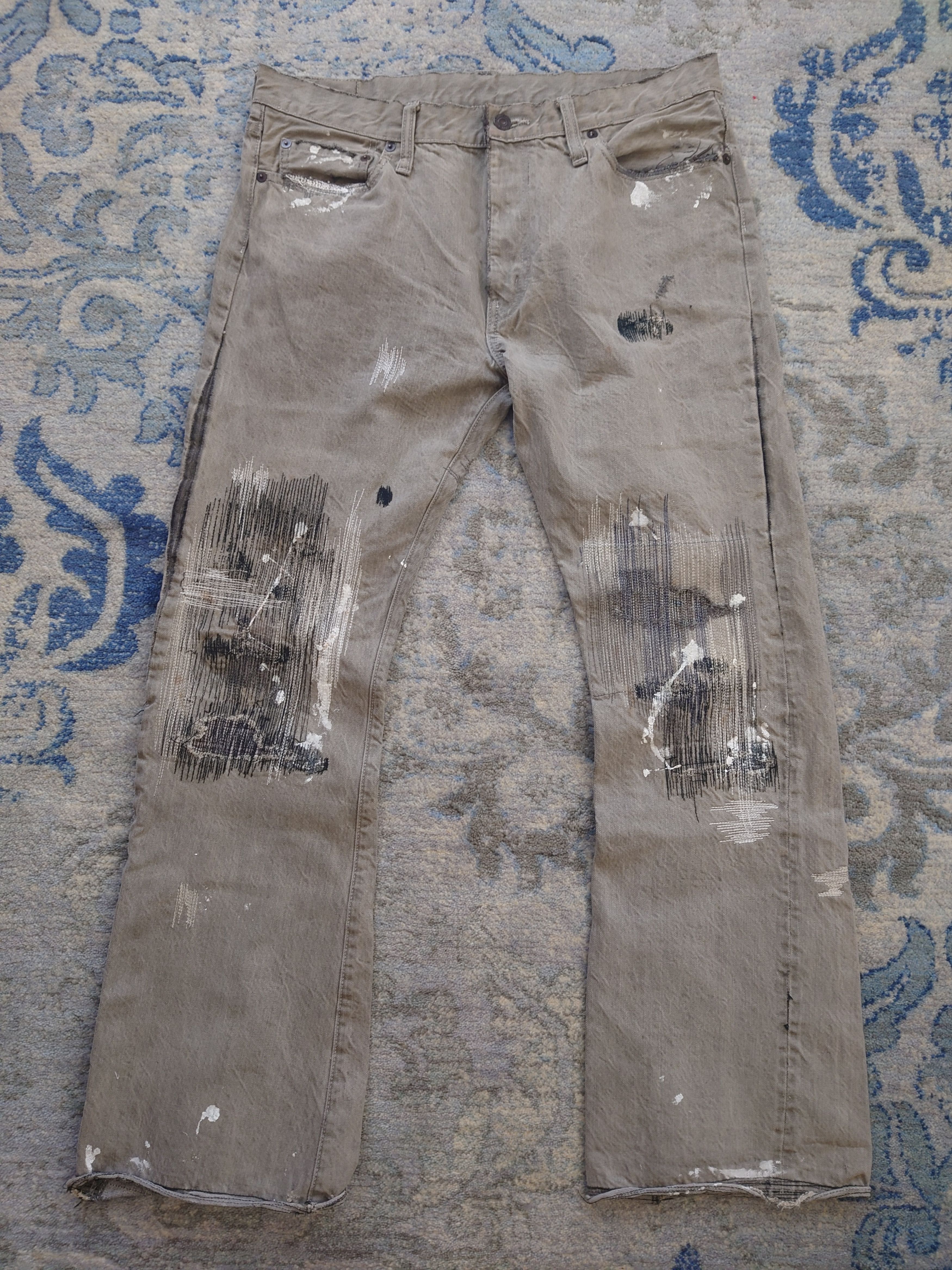 Kapital Kapital Boro Bootcut Flared Selvedge Denim Size US 34 / EU 50 - 2 Thumbnail