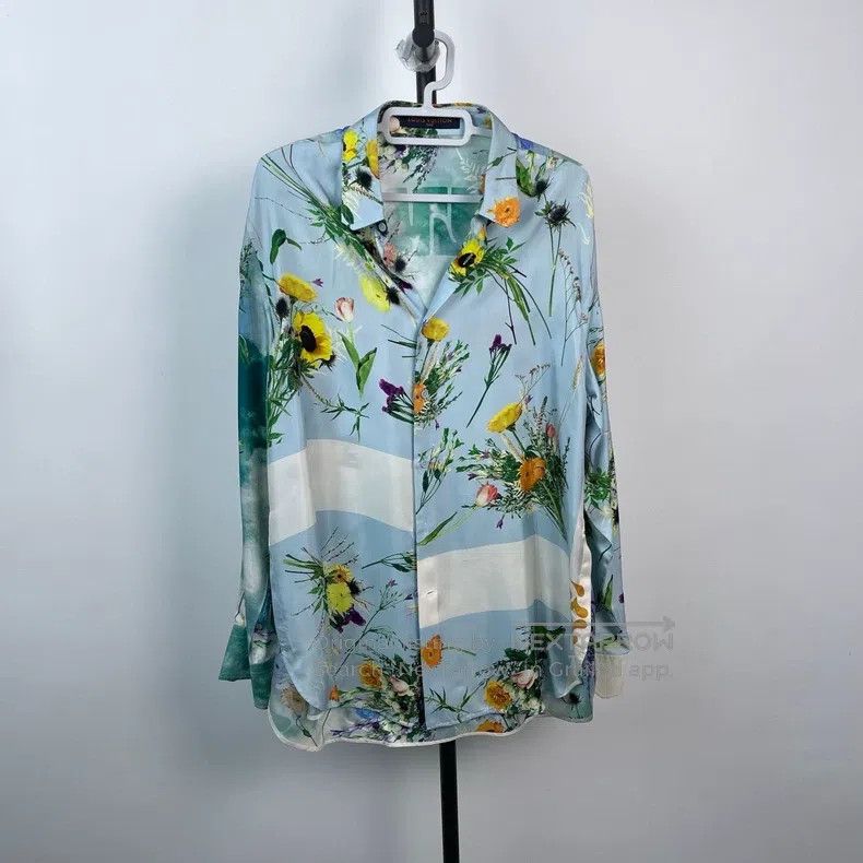Louis Vuitton Louis Vuitton Silk Shirt Size US L / EU 52-54 / 3 - 1 Thumbnail