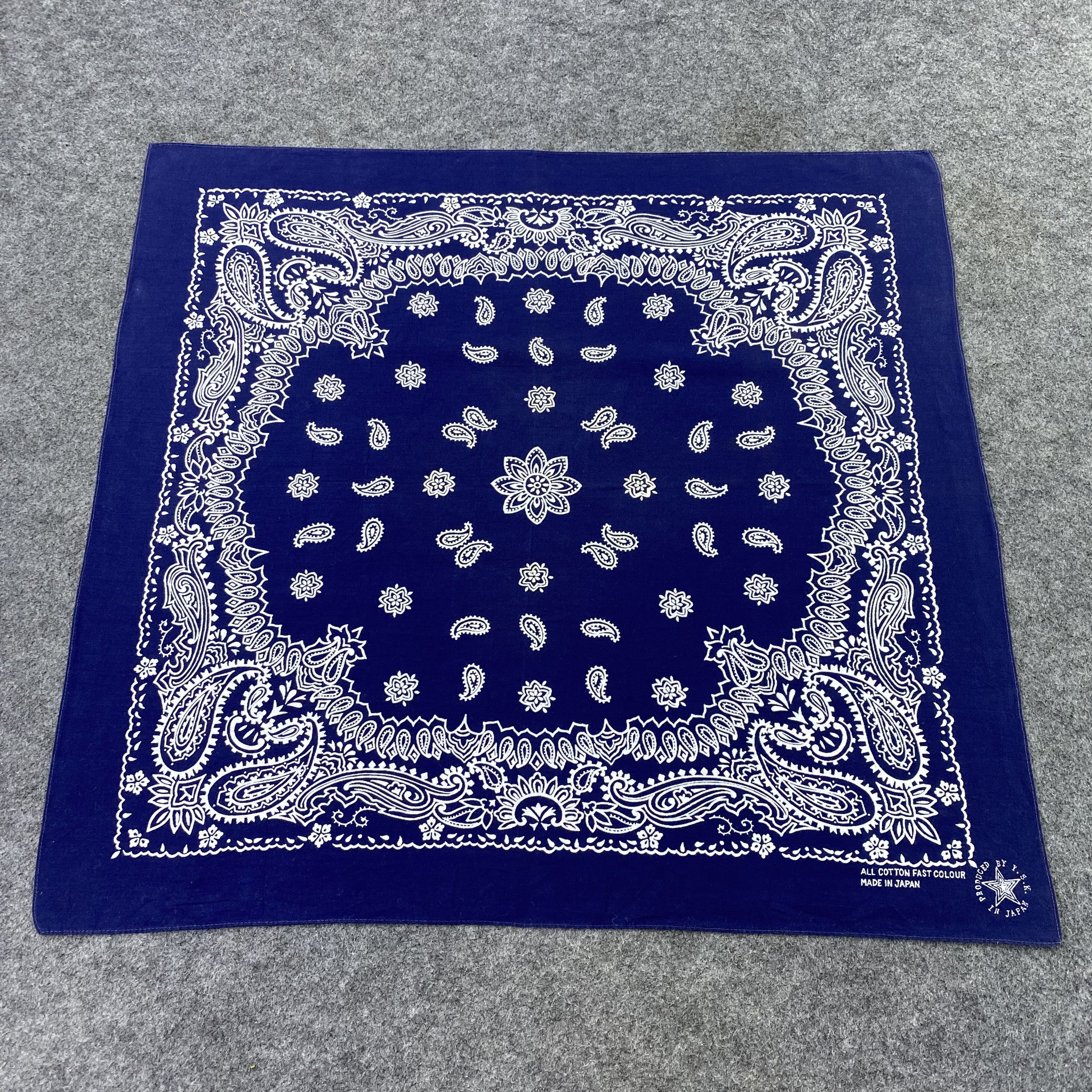 Japanese Brand Paislee Handkerchief / Bandana / Neckerchief-B1429 Size ONE SIZE - 1 Thumbnail