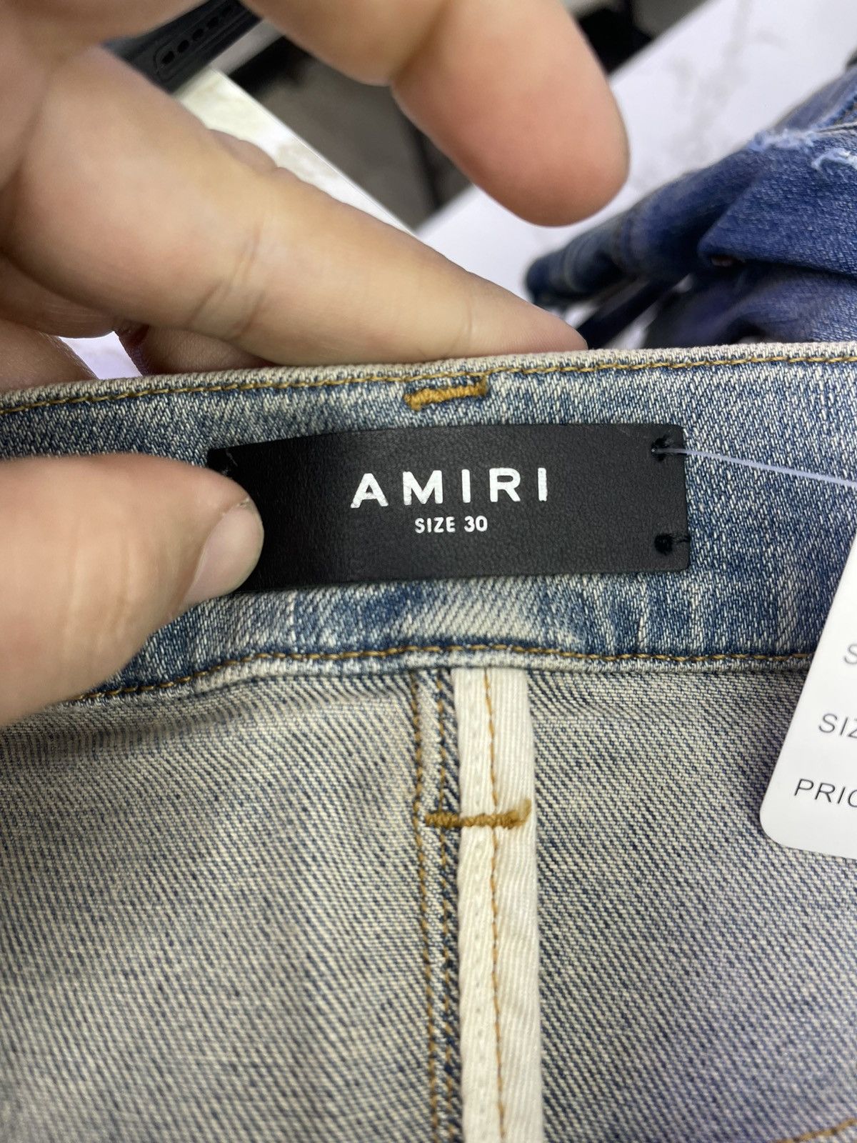 Amiri Amiri Mx1 blue/Green jean Size US 30 / EU 46 - 3 Thumbnail