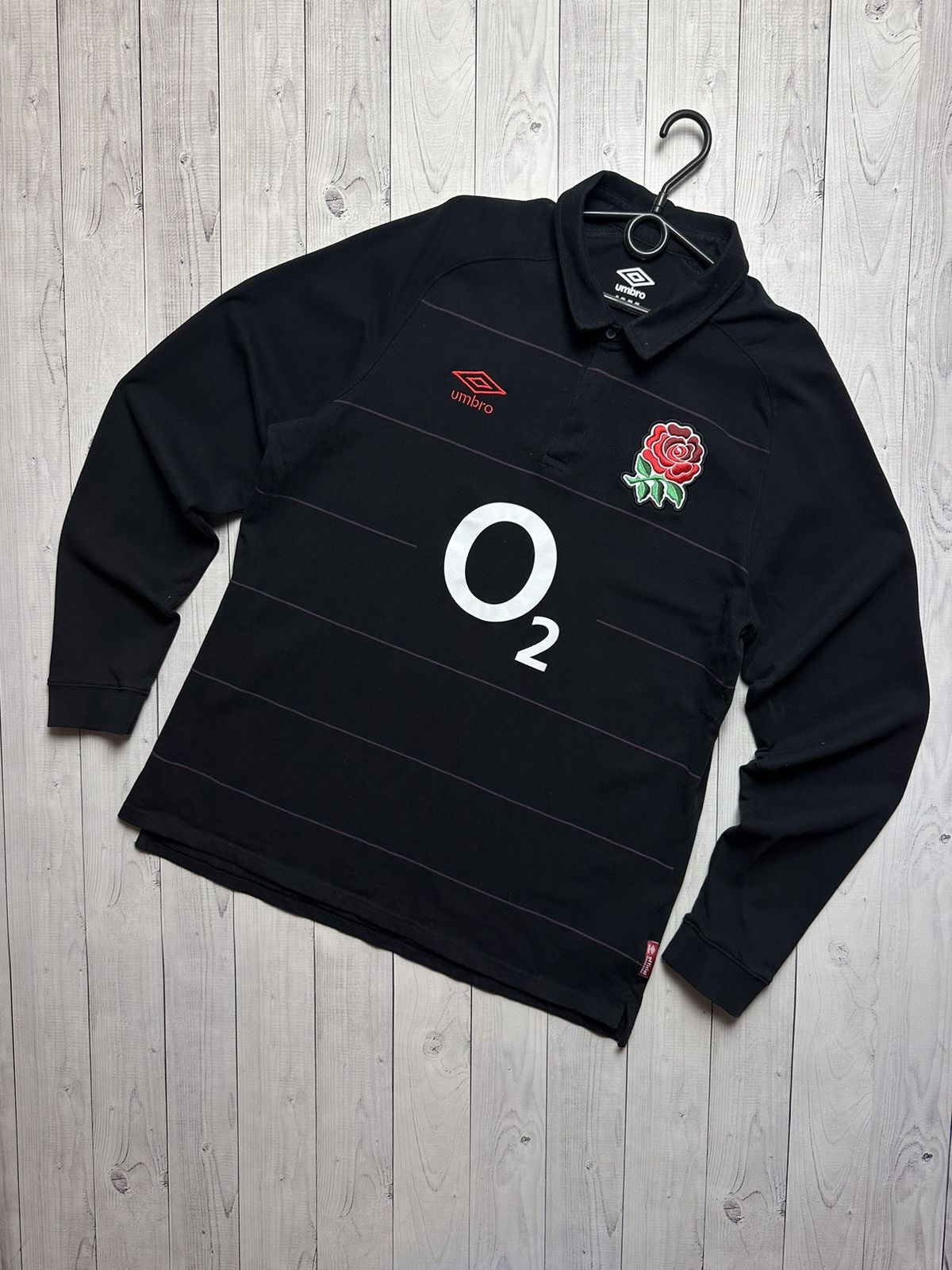 Vintage Umbro rugby England jersey shirt size XXL black