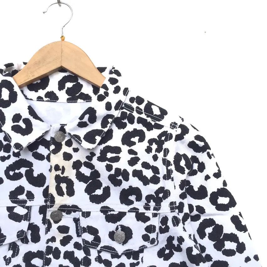 Guess Guess Georgia Marciano Leopards Camouflage Denime Jacket Size US XXS / EU 40 - 2 Thumbnail