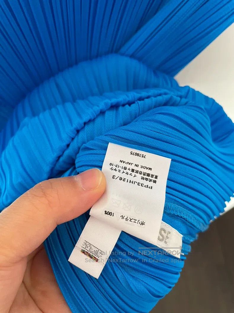 Issey Miyake Issey Miyake Bright Blue Dress Size L / US 10 / IT 46 - 5 Thumbnail