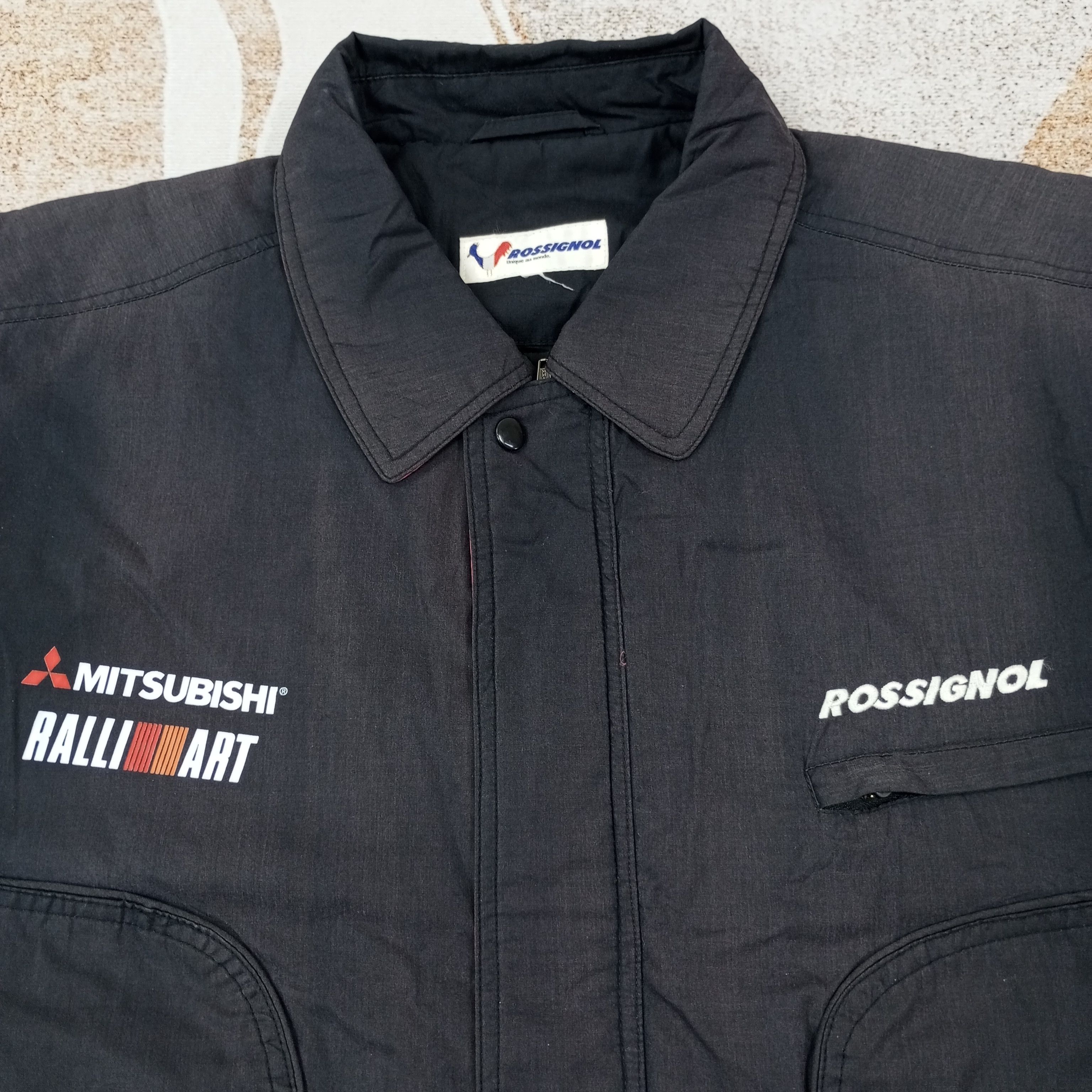 Vintage Mitsubishi Ralli Art Motorsports Custom Art Jacket c237n5 Size US L / EU 52-54 / 3 - 4 Thumbnail