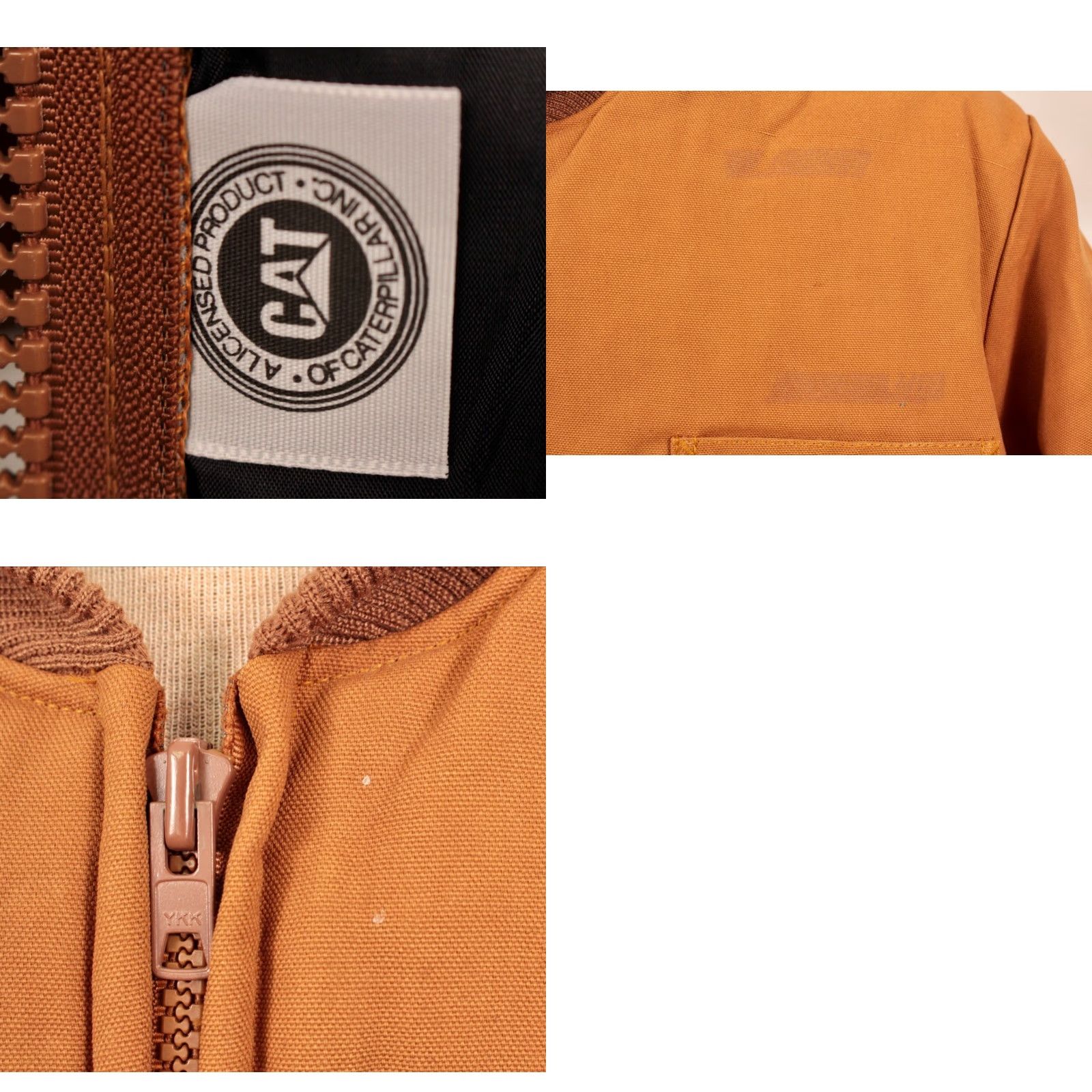 Caterpillar Caterpillar Jacket Shirt Duck Canvas 1990s VTG Brown L Mens Size US L / EU 52-54 / 3 - 9 Thumbnail