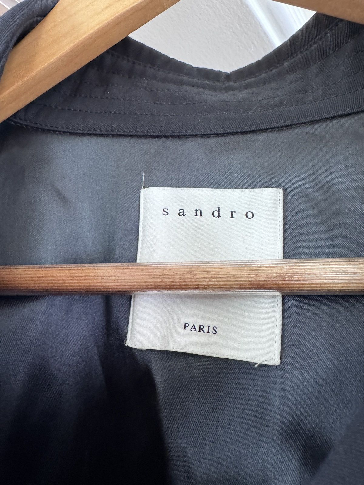 Sandro Sandro Navy Trench Size US M / EU 48-50 / 2 - 2 Thumbnail