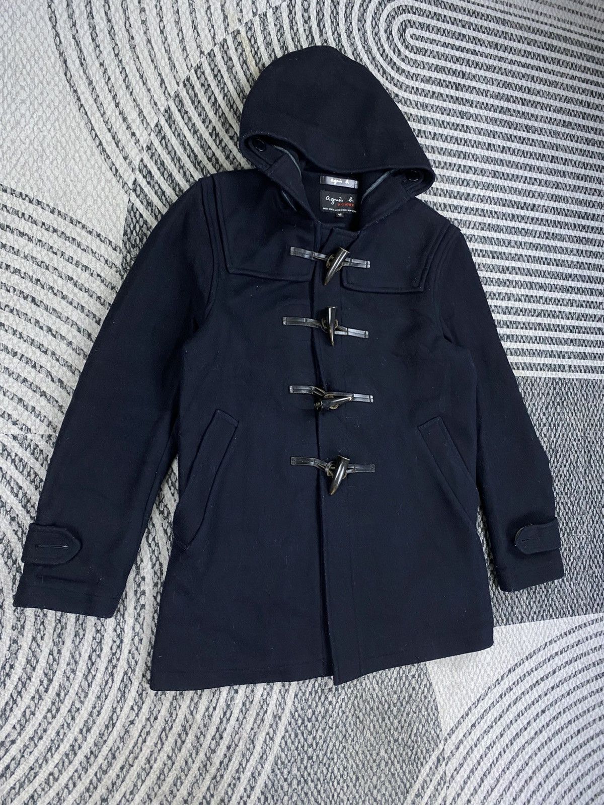 agnes b. Vtg Agnes B Homme Duffle Coat Parkas Size US M / EU 48-50 / 2 - 3 Thumbnail