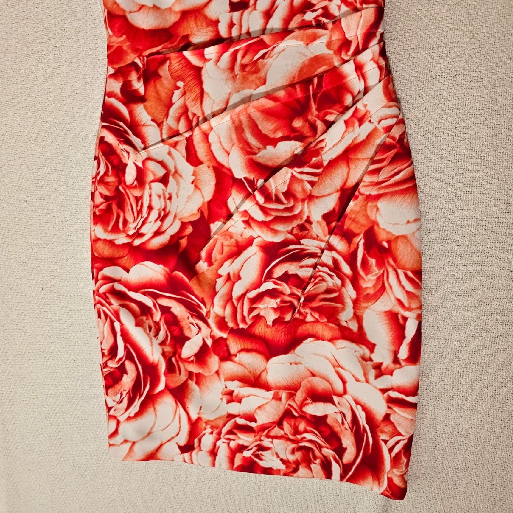 Calvin Klein Calvin Klein Dress Women 10 Sheath Sleeveless Floral Pink Knee Length Back Zip Womens Size L / US 10 / IT 46 - 2 Thumbnail