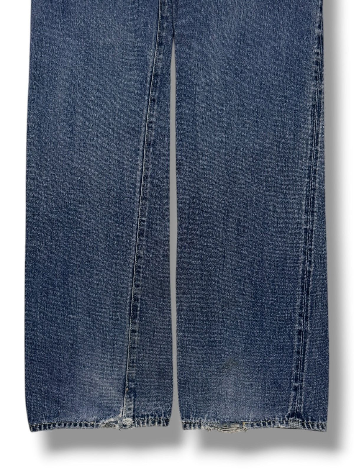Japanese Brand Vintage 90s Maverick Blue Bell Selvedge Denim Jeans | W30 Size US 30 / EU 46 - 7 Thumbnail