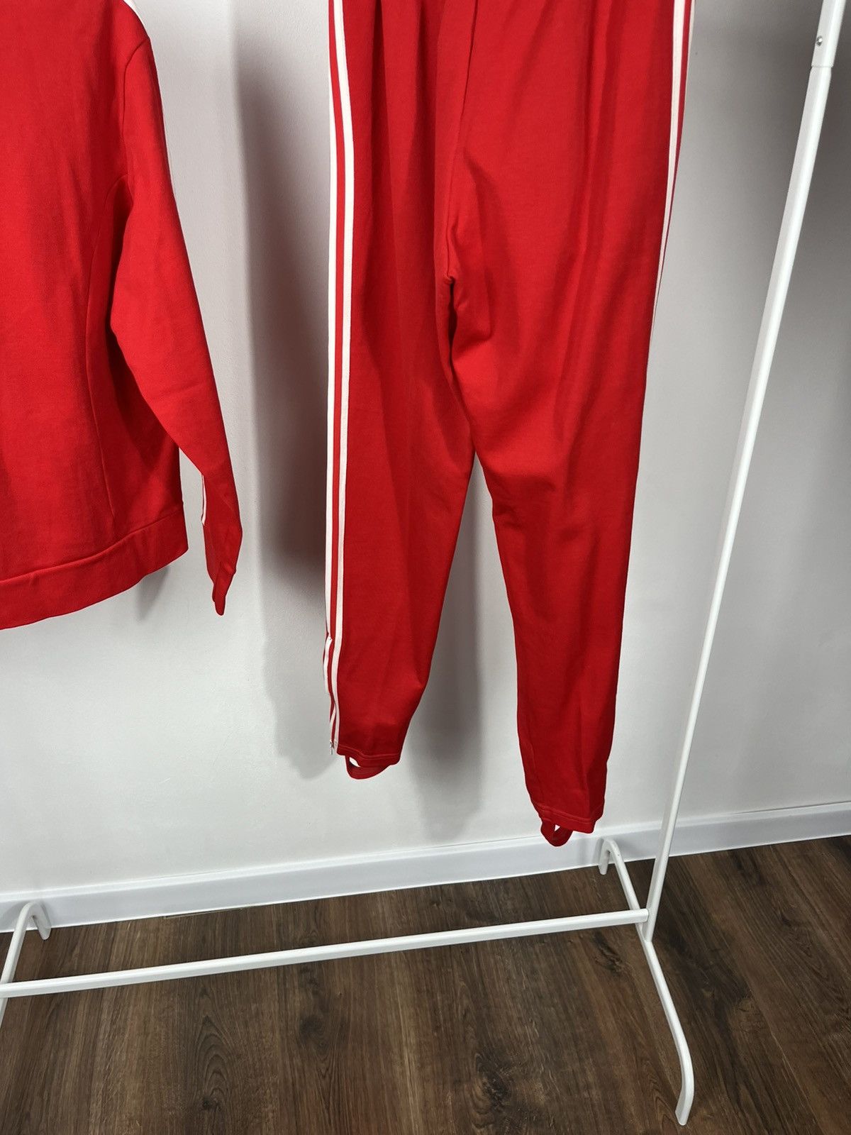 Adidas Vintage Adidas Red Tracksuit Jacket Pants Set Size XXS Size XXS / US 00 / IT 34 - 18 Thumbnail