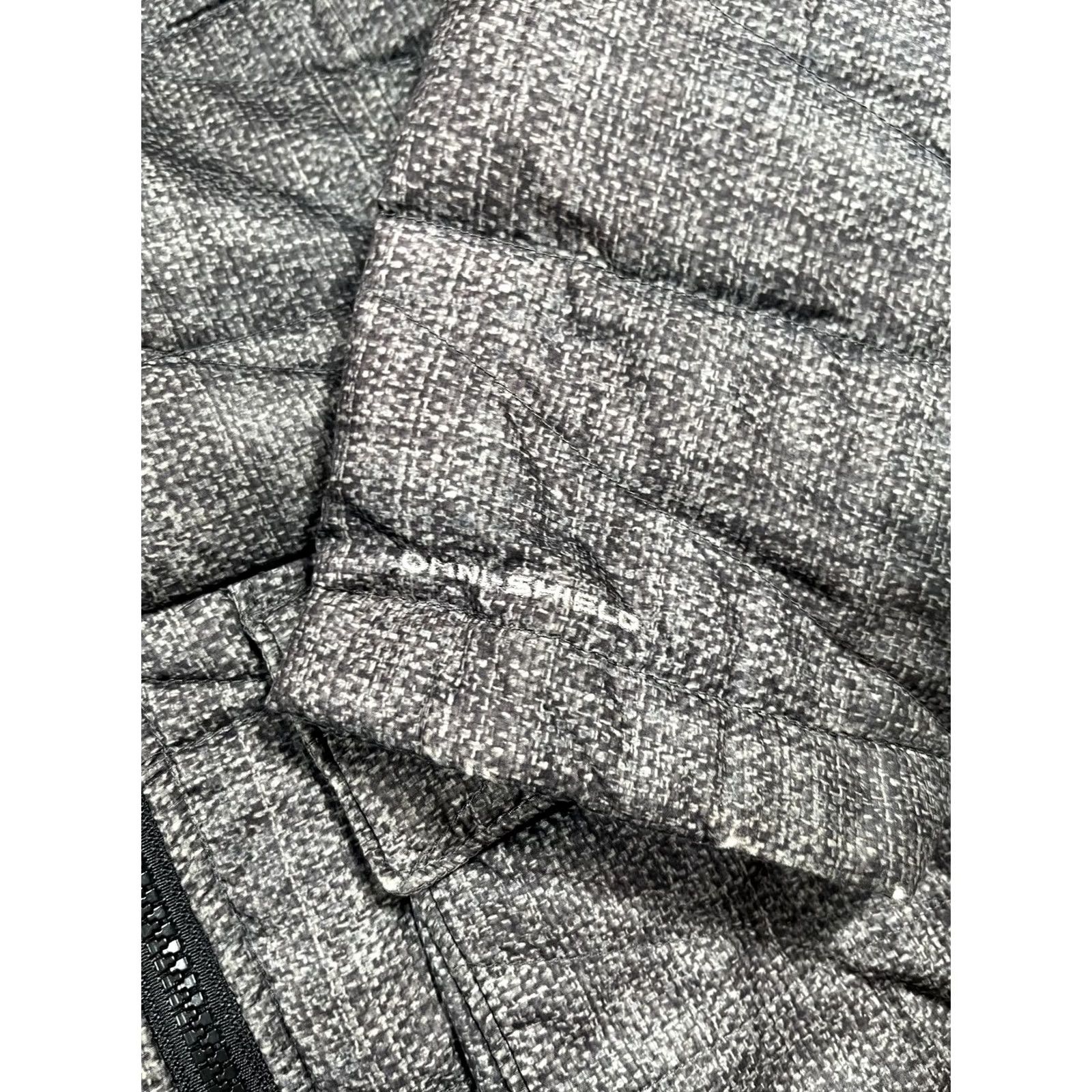 Vintage Columbia Coat Womens Medium Gray Omni-Shield Hooded Puffer Parka Long Size M / US 6-8 / IT 42-44 - 6 Thumbnail