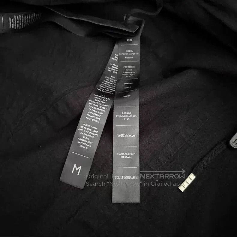 Boris Bidjan Saberi Boris Bidjan Saberi Size M Main line pressure glue jacket c Size US M / EU 48-50 / 2 - 5 Thumbnail