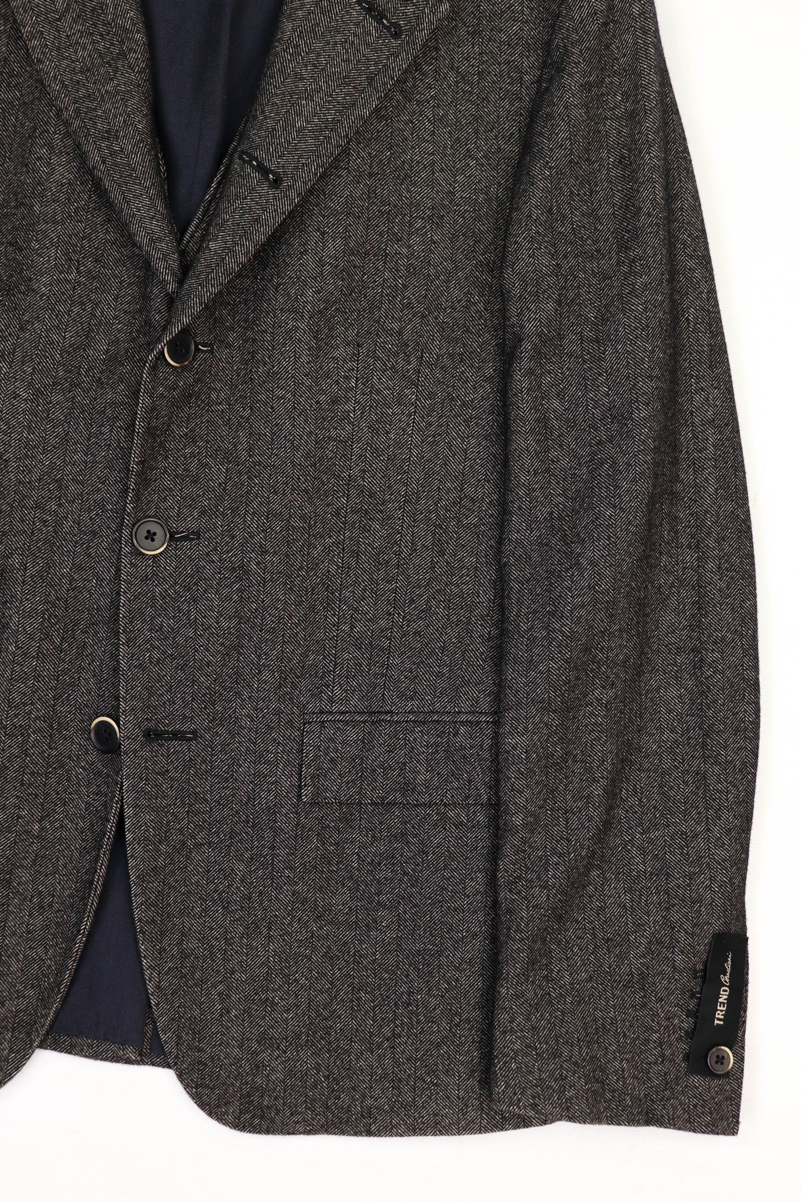 Corneliani Corneliani Trend Herringbone Wool Sport Coat Blazer Jacket Size US M / EU 48-50 / 2 - 8 Thumbnail