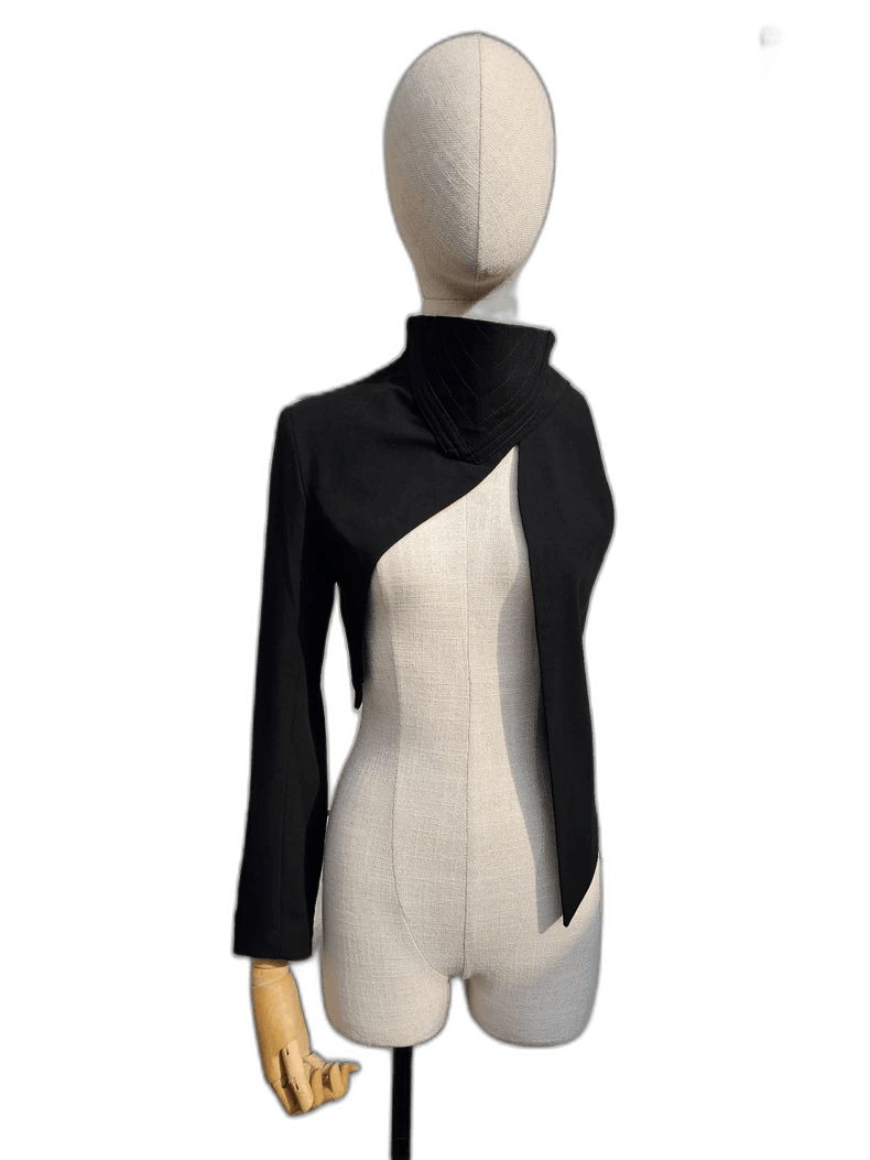 Ann Demeulemeester Ann Demeulemeester Women's Deconstructed Jacket Size S / US 4 / IT 40 - 1 Thumbnail