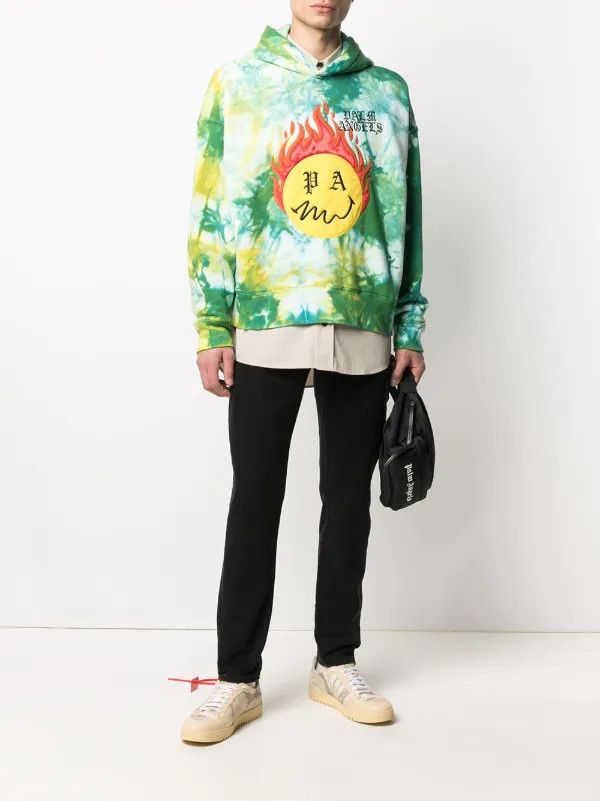 Palm Angels o1y0325 Logo Hoodie in Multicolor Size US XXS / EU 40 - 5 Thumbnail