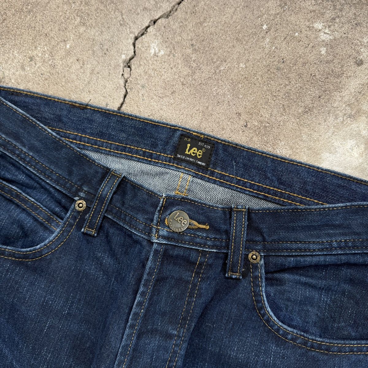 Lee × Vintage Vintage Lee Denver Flared Denim Pants Size US 31 - 5 Thumbnail