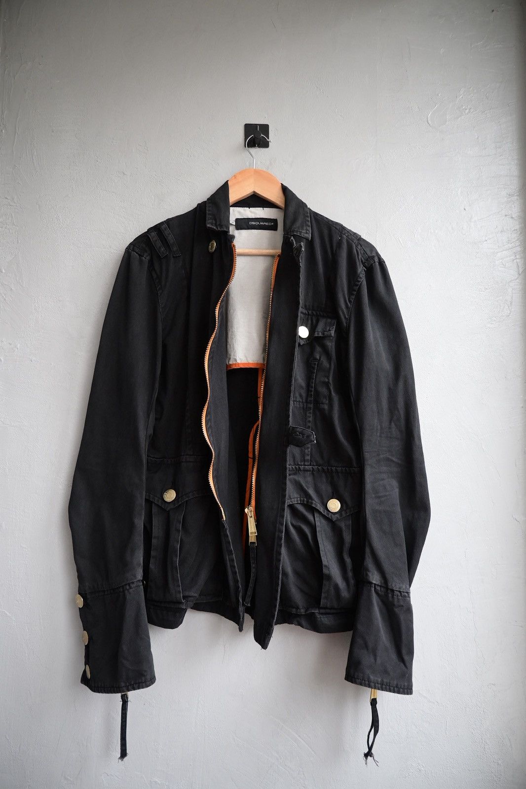 Dsquared2 Dsquared2 SS2005 multiple zippers motorbike runway jacket Size US M / EU 48-50 / 2 - 13 Thumbnail