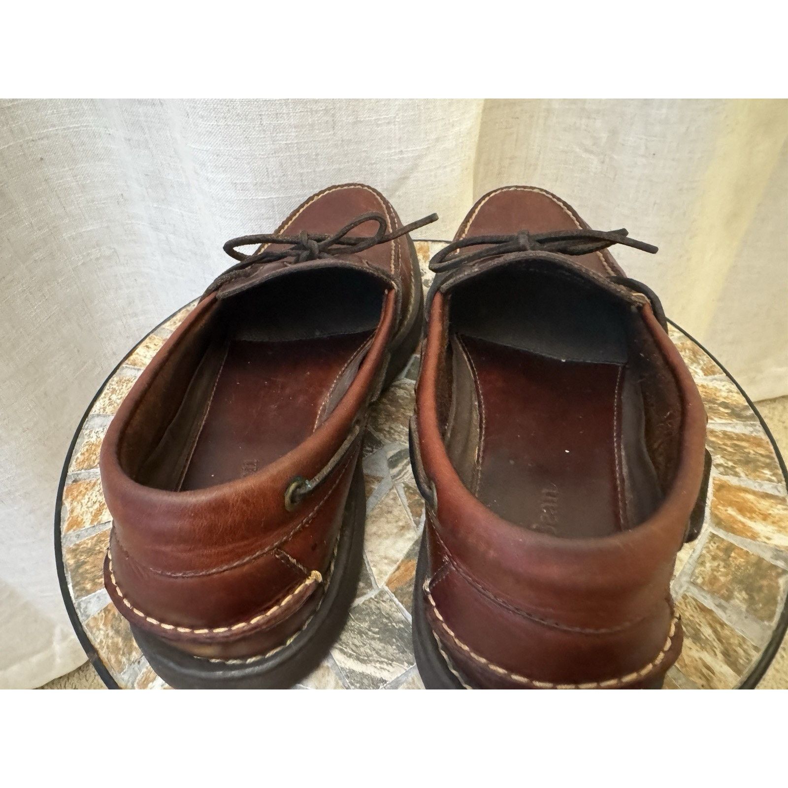 L.L. Bean Restored Vintage L.L. Bean Leather Blucher Moccasins M9.5 Size US 9.5 / EU 42-43 - 11 Thumbnail