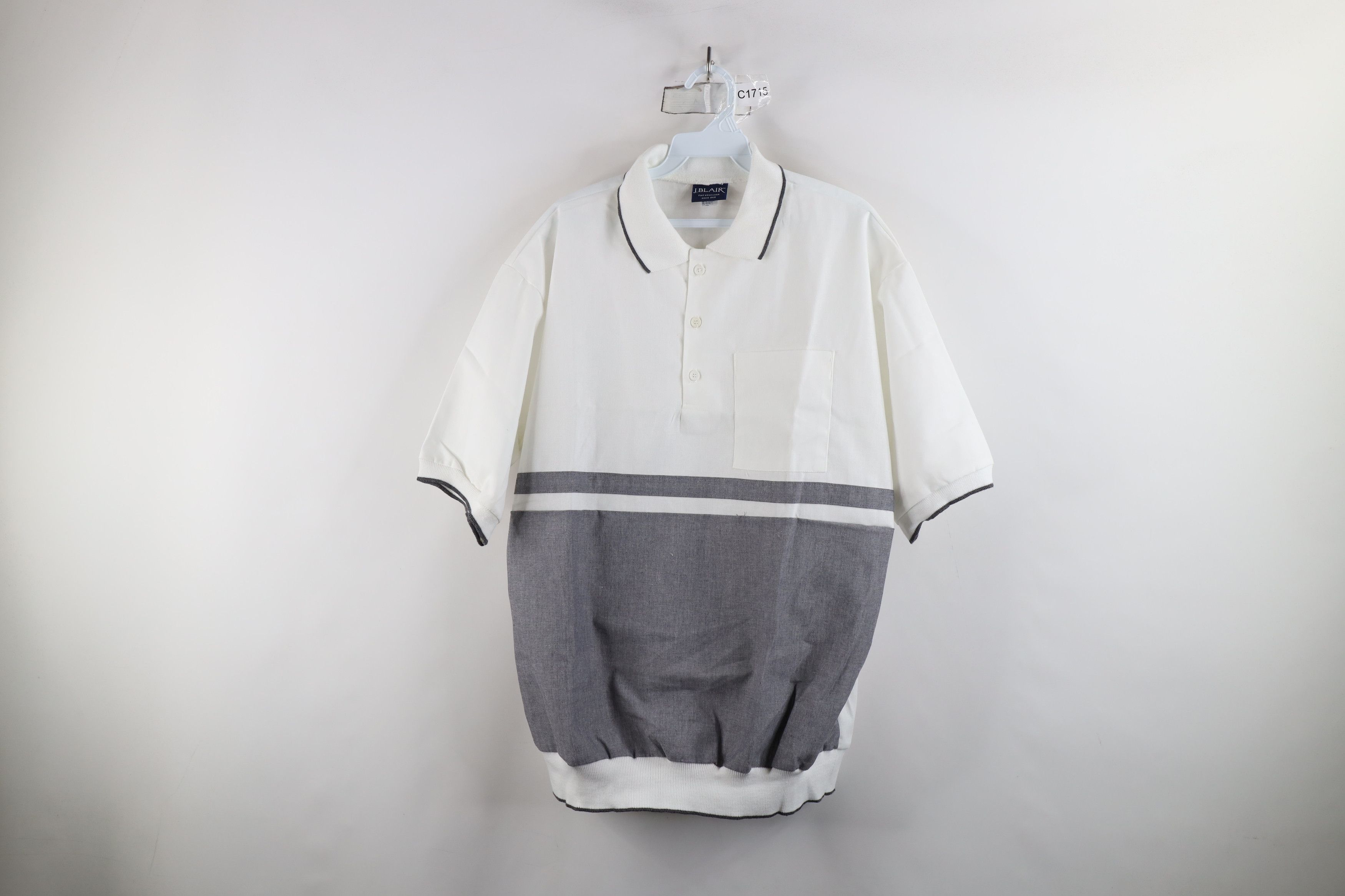 Vintage Vintage 90s Streetwear Collared Pullover Polo Shirt USA Size US L / EU 52-54 / 3 - 1 Thumbnail