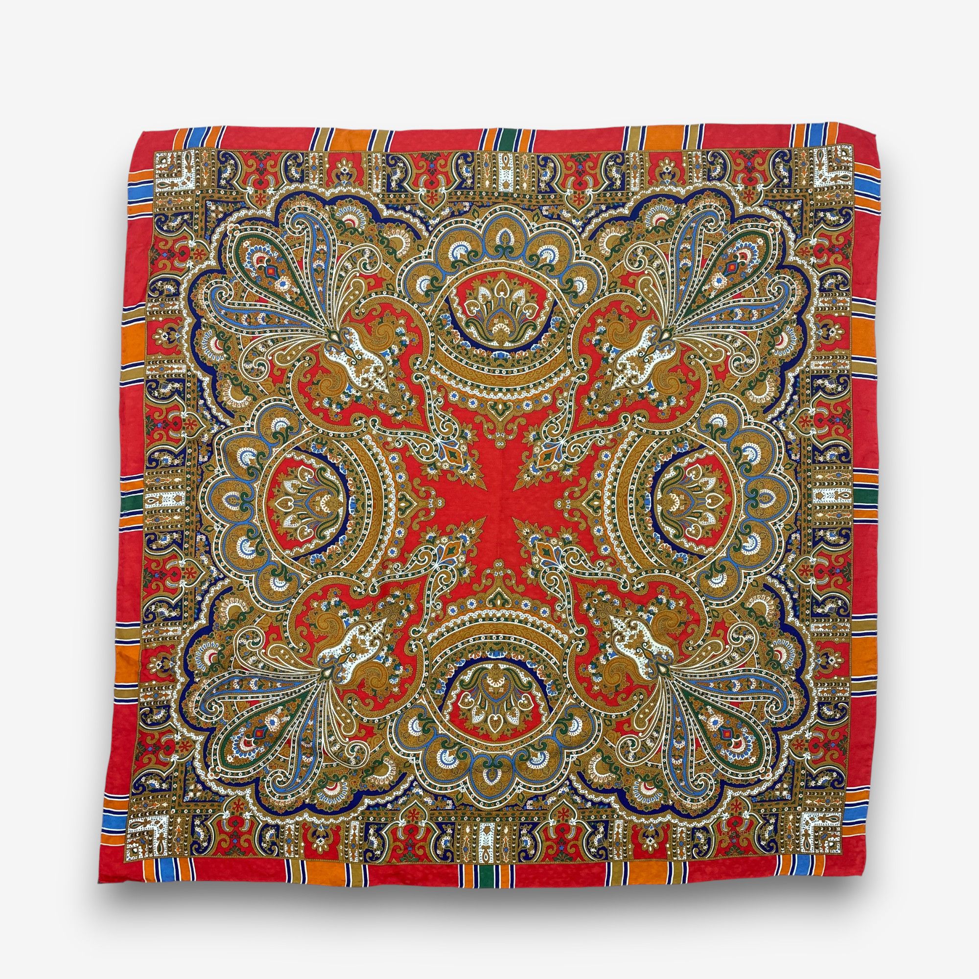 Vintage Jean-Louis Scherrer SILK Scarf Twill Wraps Scarves
