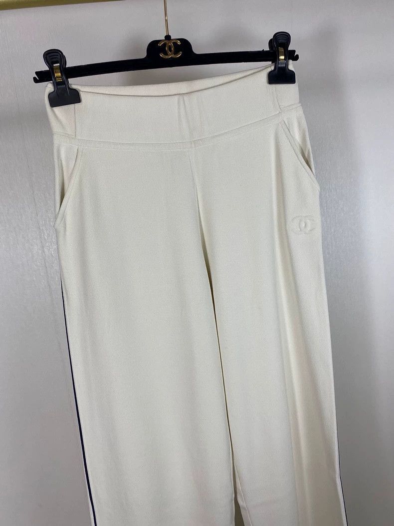 Chanel Chanel Logo Straight Leg Trousers -2505 Size US 38 / EU 54 - 4 Thumbnail