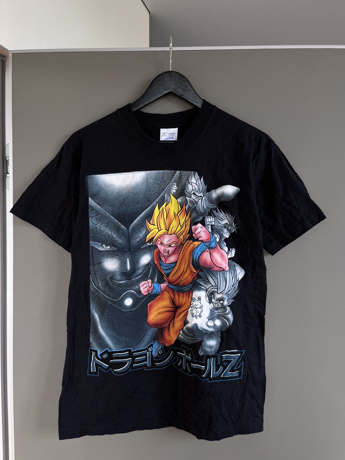 image of Anima x Vintage 90’S Vintage Dragon Ball Z T-Shirt in Black, Men's (Size Small)