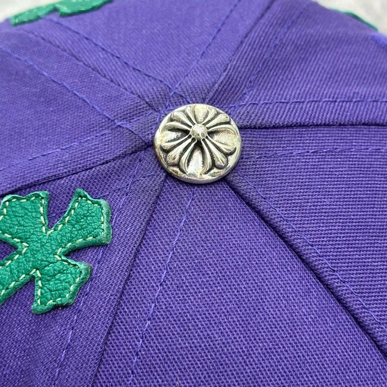 Chrome Hearts Chrome Hearts Baseball Cap Cotton x Polyester purple Size ONE SIZE - 4 Thumbnail