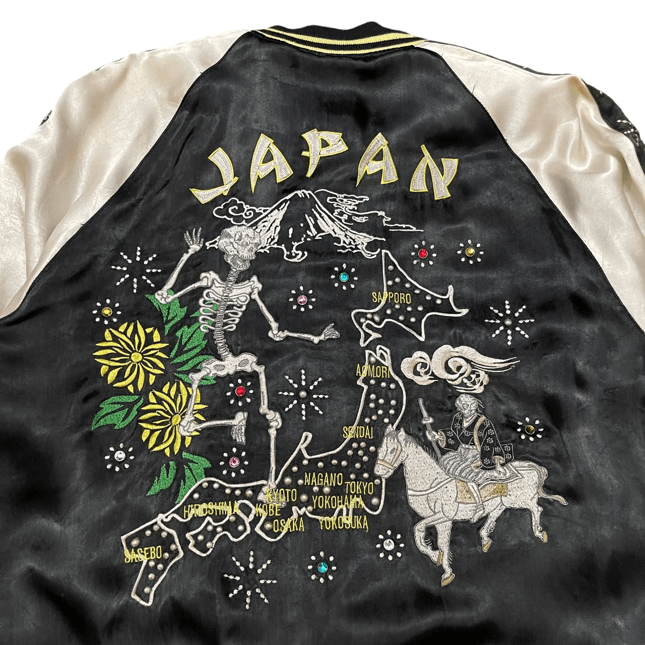 Tailor Toyo Vintage Sukajan Souvenir Jacket Skeletons Embroidery Size US M / EU 48-50 / 2 - 9 Thumbnail