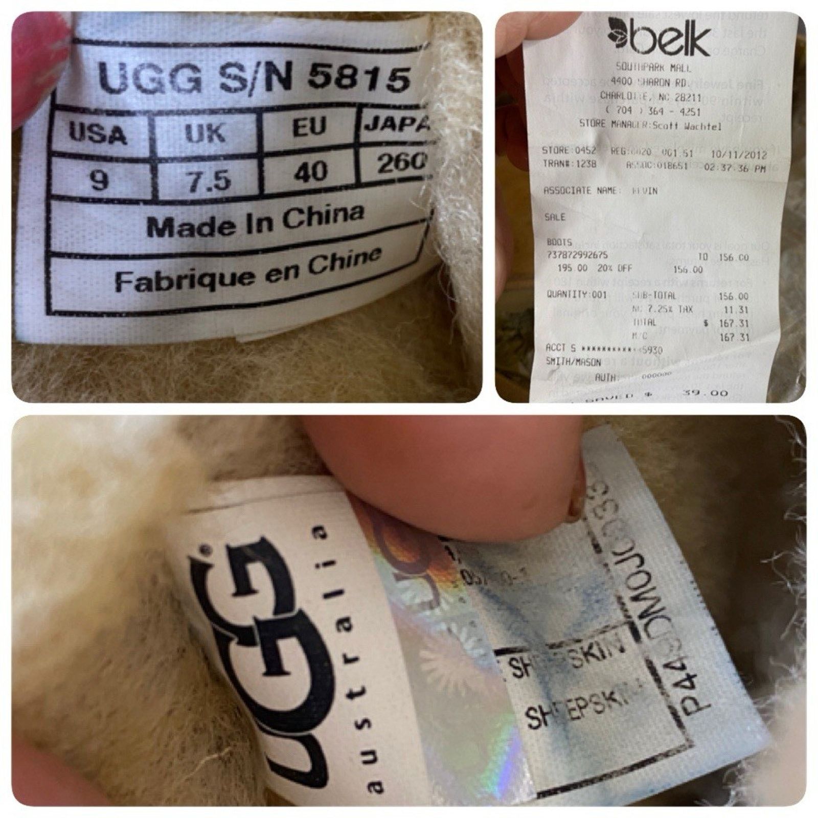 Ugg IOB UGG Classic Tall Womens Winter Boots - Size 9, Chestnut Size US 9 / IT 39 - 8 Thumbnail